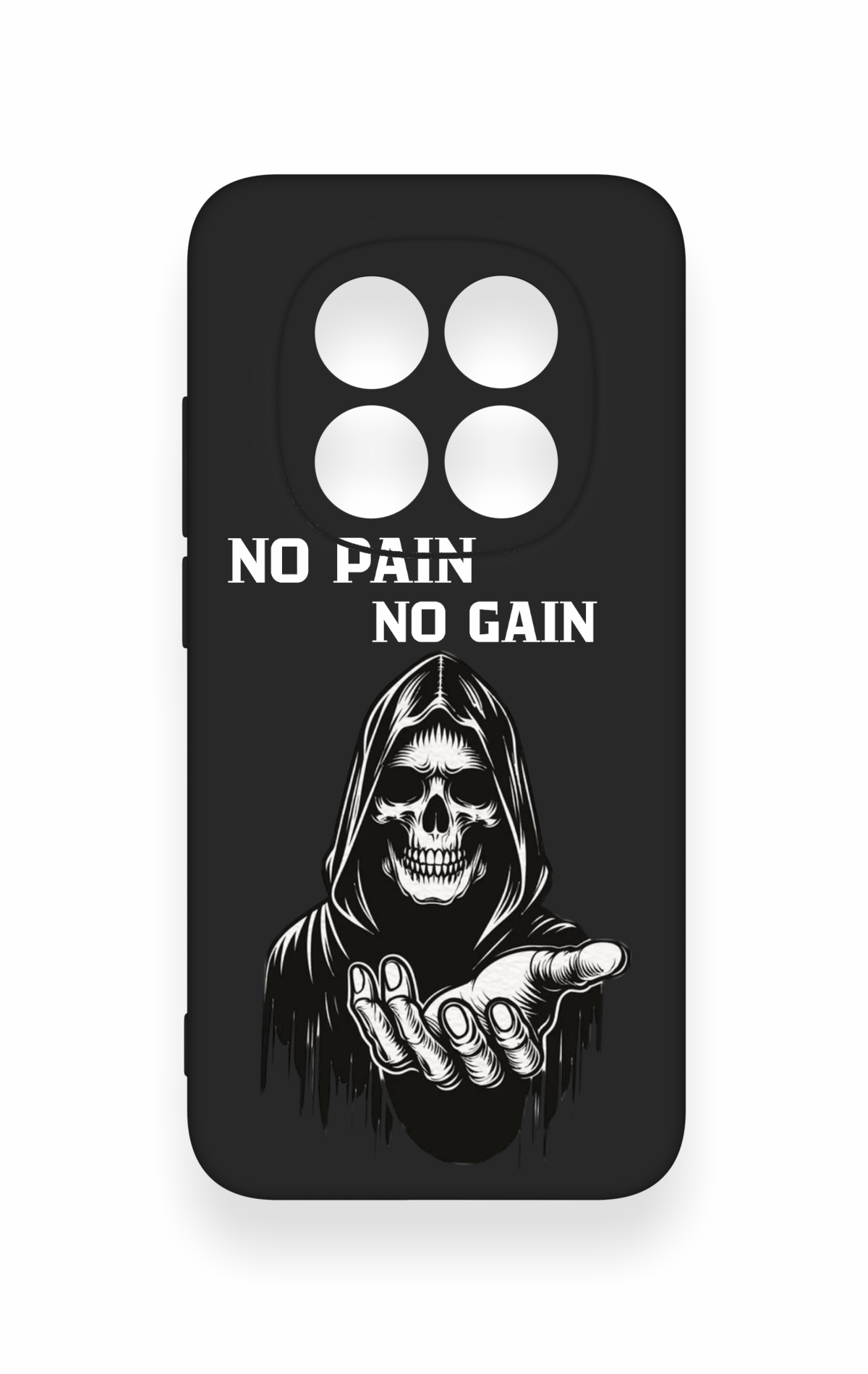 Redmi Note 15 Pro 5G Uyumlu No Pain No Gain Desenli Silikon Kılıf