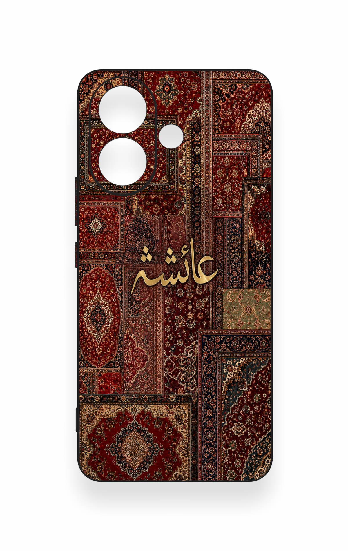Vivo V60 Lite Uyumlu Vintage Halı Desenli Silikon Kılıf