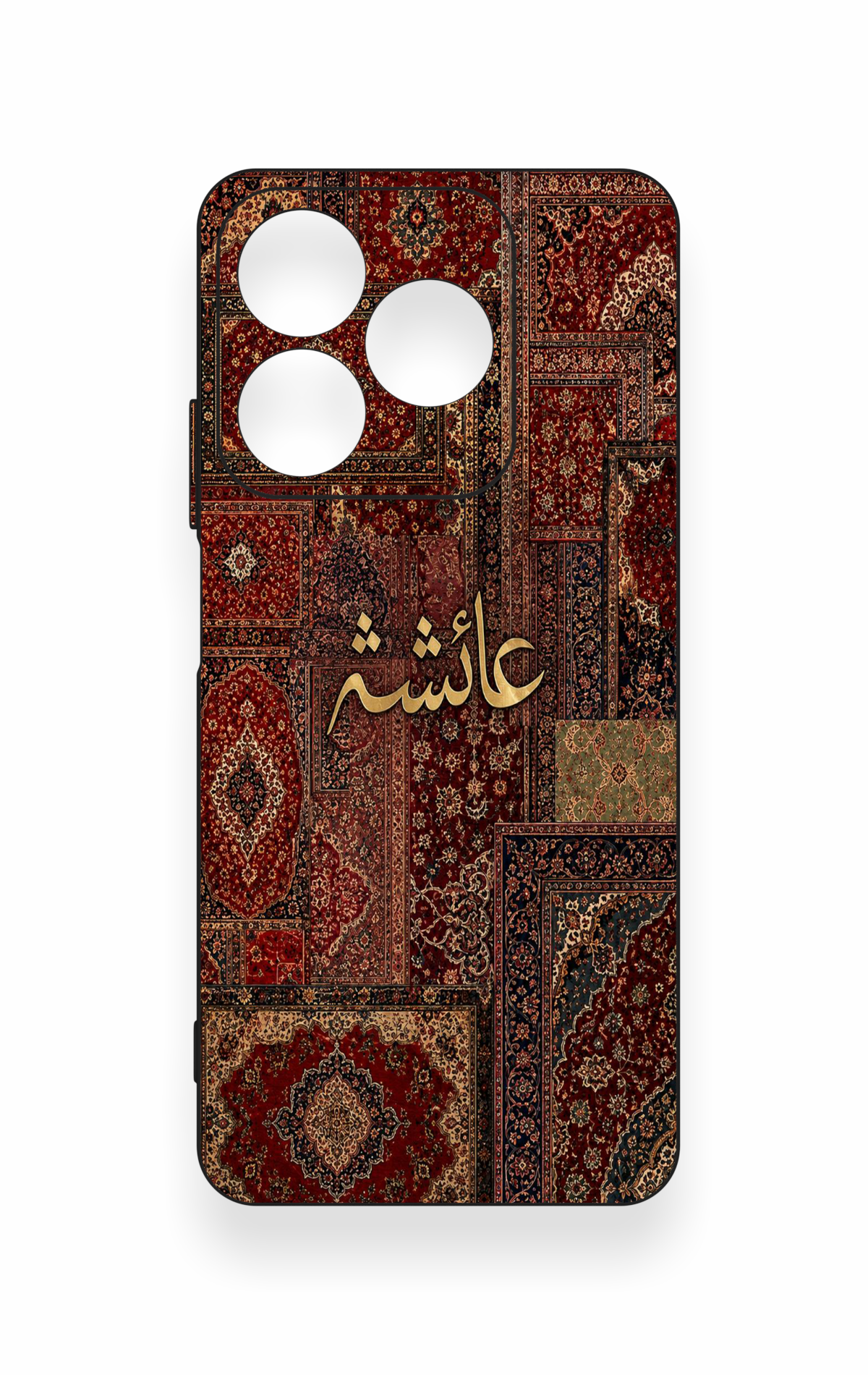 Realme C63 Uyumlu Vintage Halı Desenli Silikon Kılıf