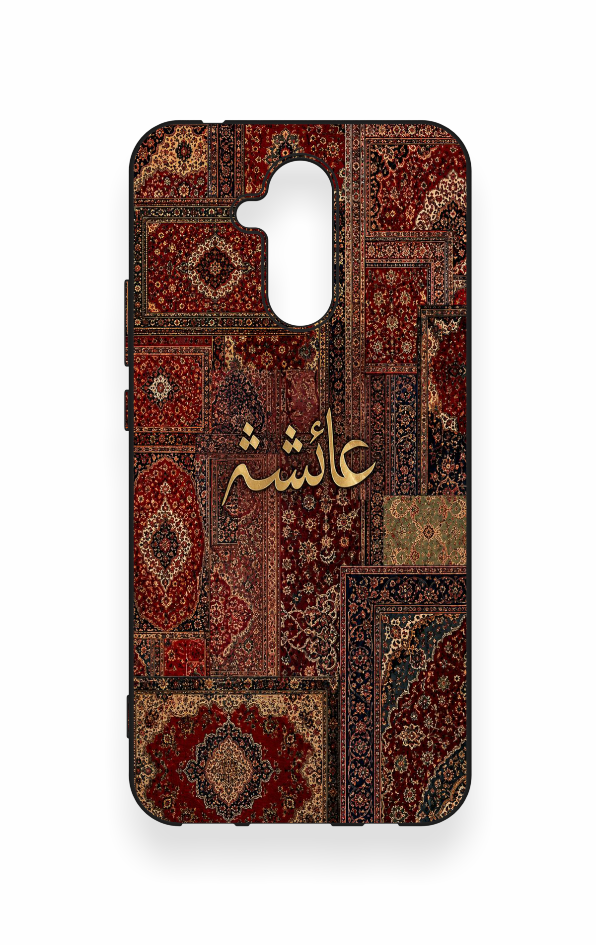 Huawei Mate 20 Lite Uyumlu Vintage Halı Desenli Silikon Kılıf