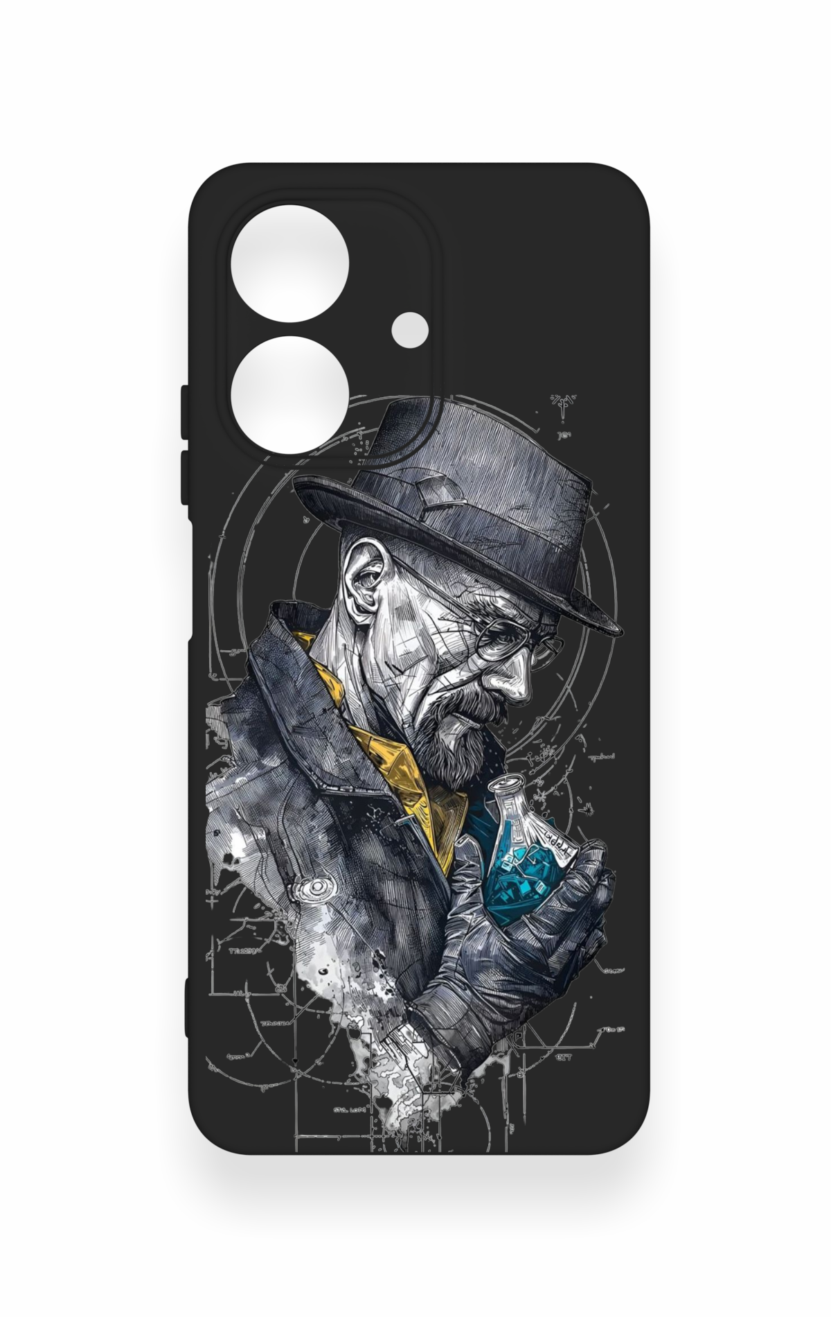 Realme Note 60 Uyumlu Walter White Desenli Silikon Kılıf