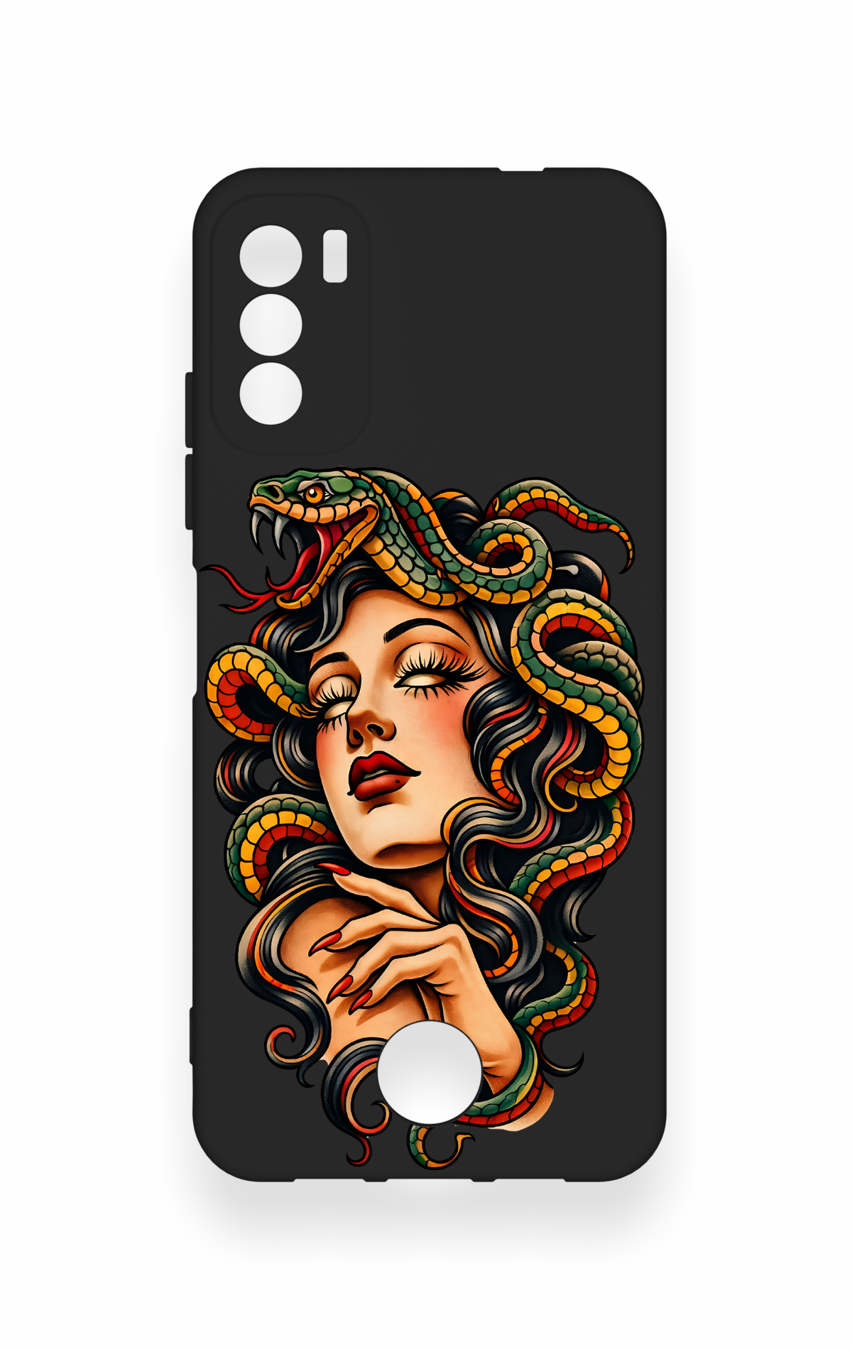 Reeder S19 Max Pro S Uyumlu Medusa Desenli Silikon Kılıf