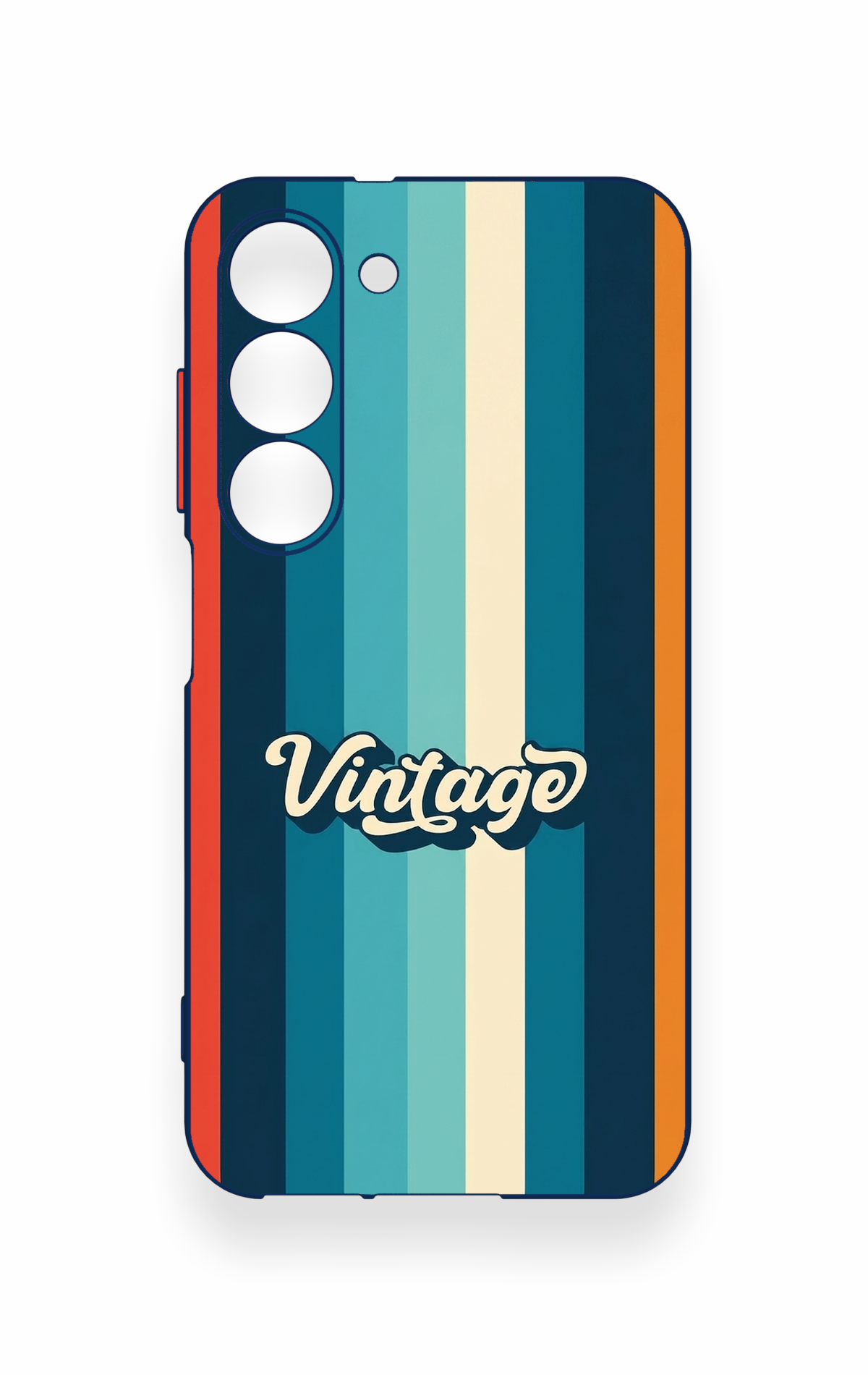 Samsung S23 Uyumlu Vintage Desenli Silikon Kılıf