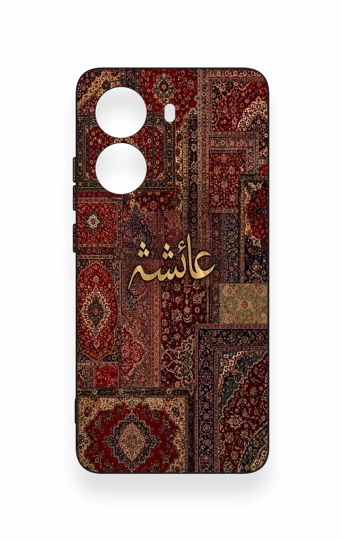 Poco X7 Pro Uyumlu Vintage Halı Desenli Silikon Kılıf