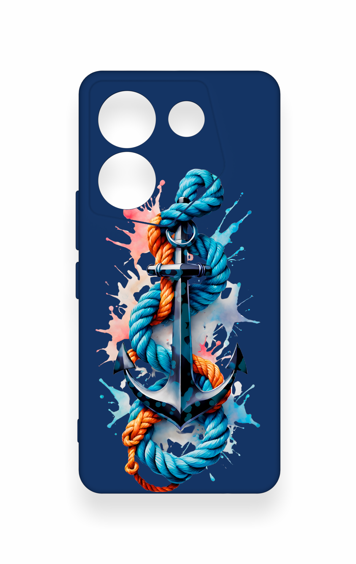Tecno Camon 20 Pro Uyumlu Anchor Desenli Silikon Kılıf