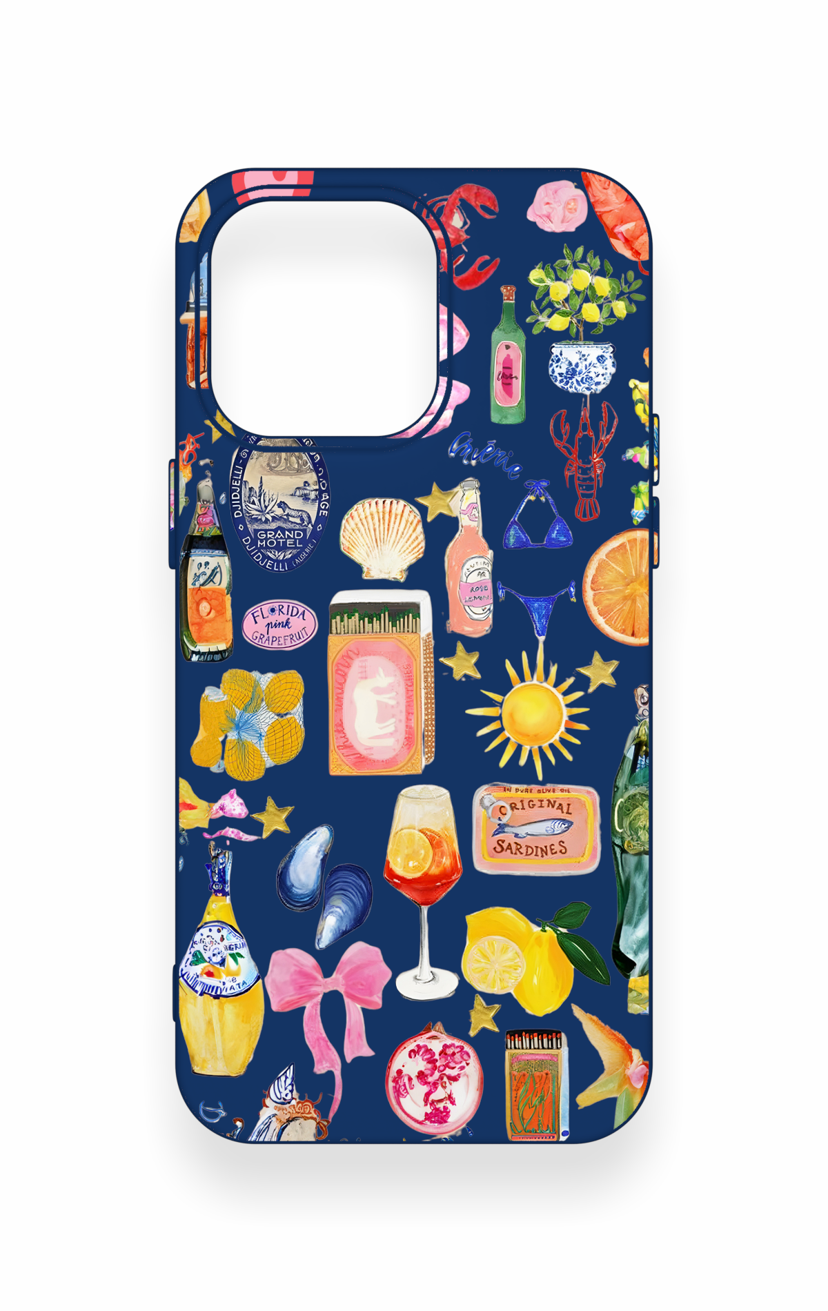 iPhone 15 Pro Max Uyumlu Summer Desenli Silikon Kılıf