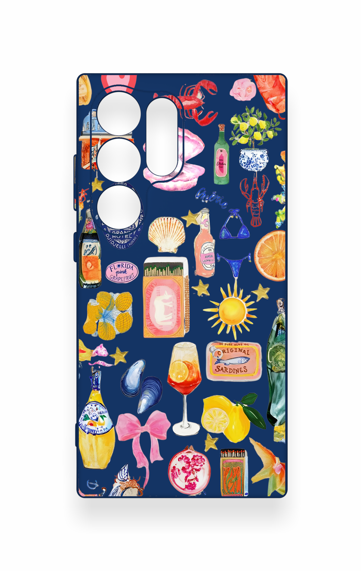 Samsung S24 Ultra Uyumlu Summer Desenli Silikon Kılıf