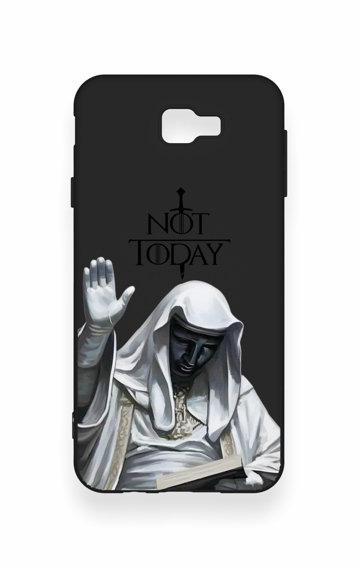 Samsung J7 Prime Uyumlu Not Today Desenli Silikon Kılıf