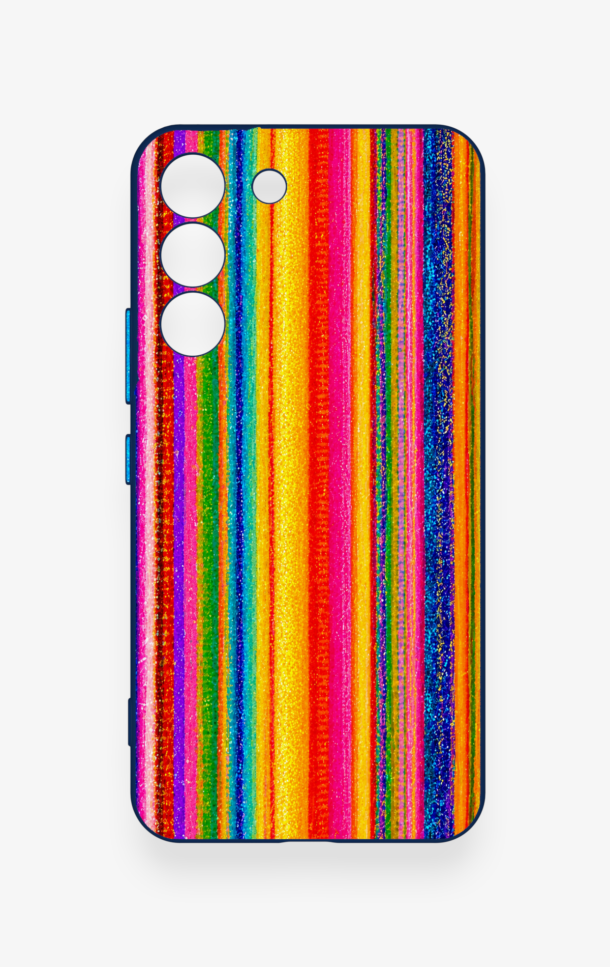 Samsung S22 Uyumlu Rengarenk Desenli Silikon Kılıf