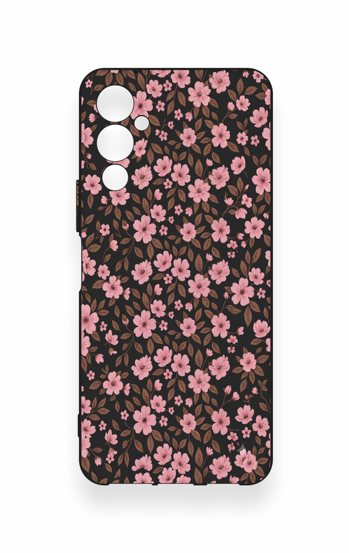 Tecno Pova Neo 4 Uyumlu Mini Pembe Çiçek Desenli Silikon Kılıf