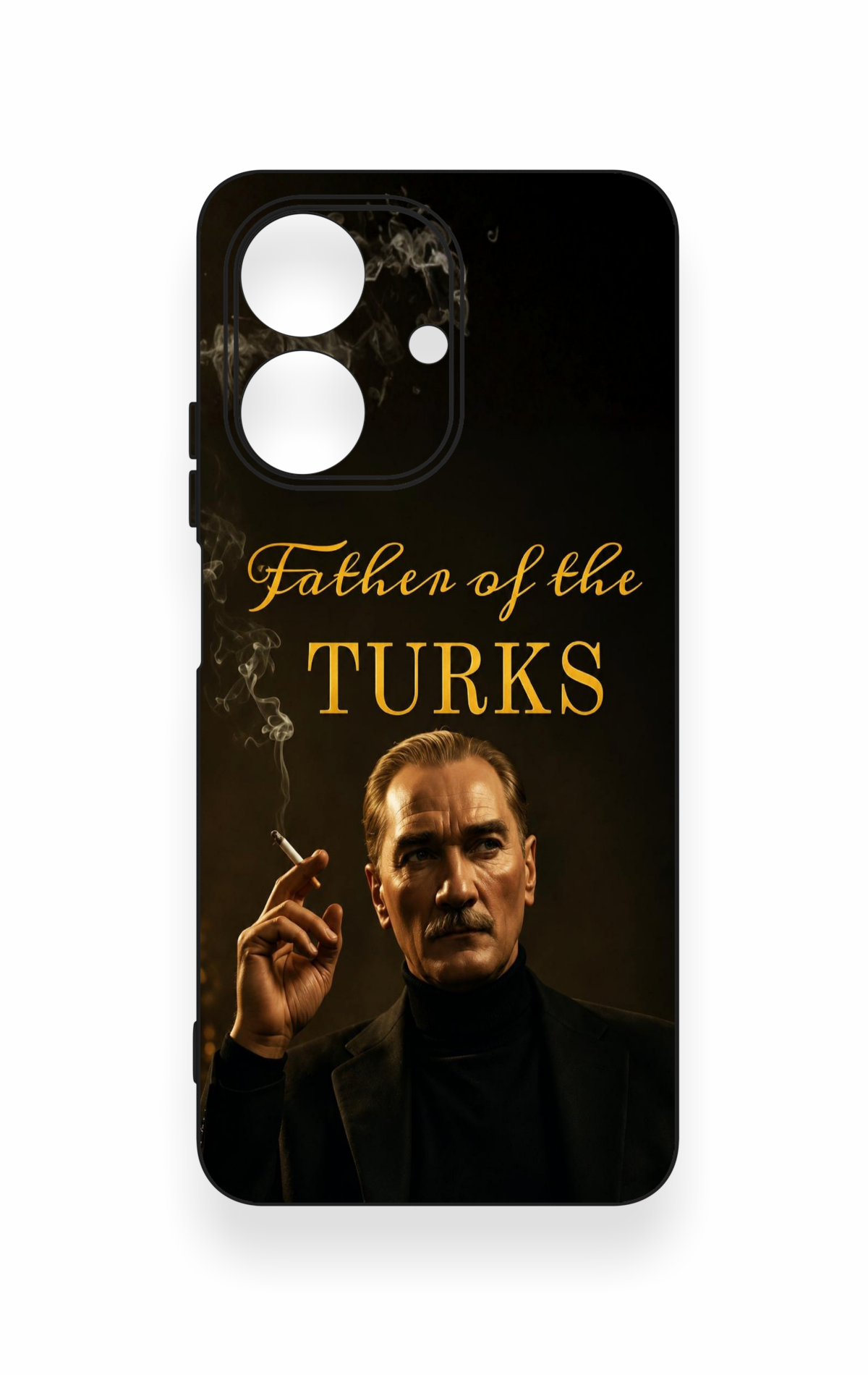Realme Note 60 Uyumlu Father Of The Turks Desenli Silikon Kılıf