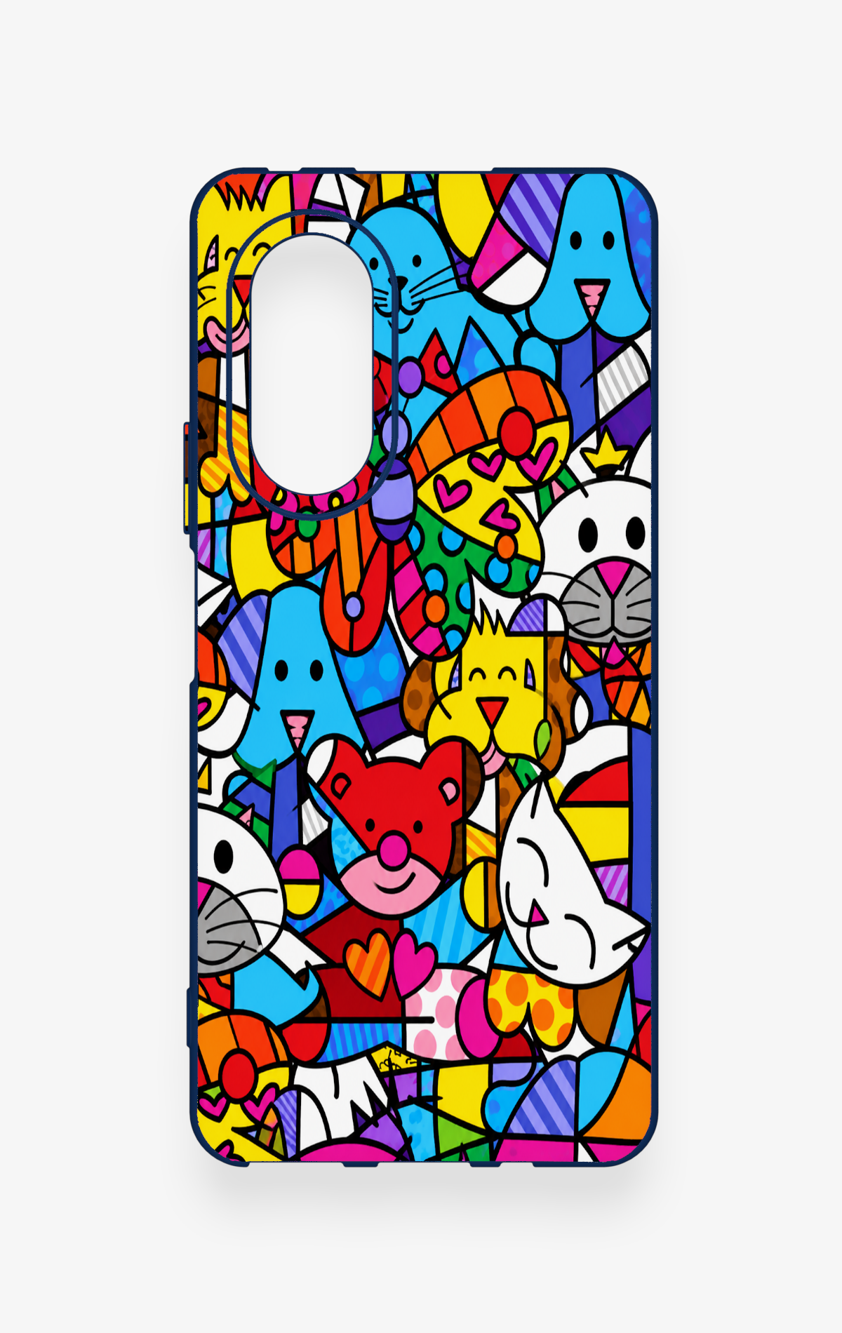Huawei Nova 9Se Uyumlu Britto Garden Desenli Silikon Kılıf