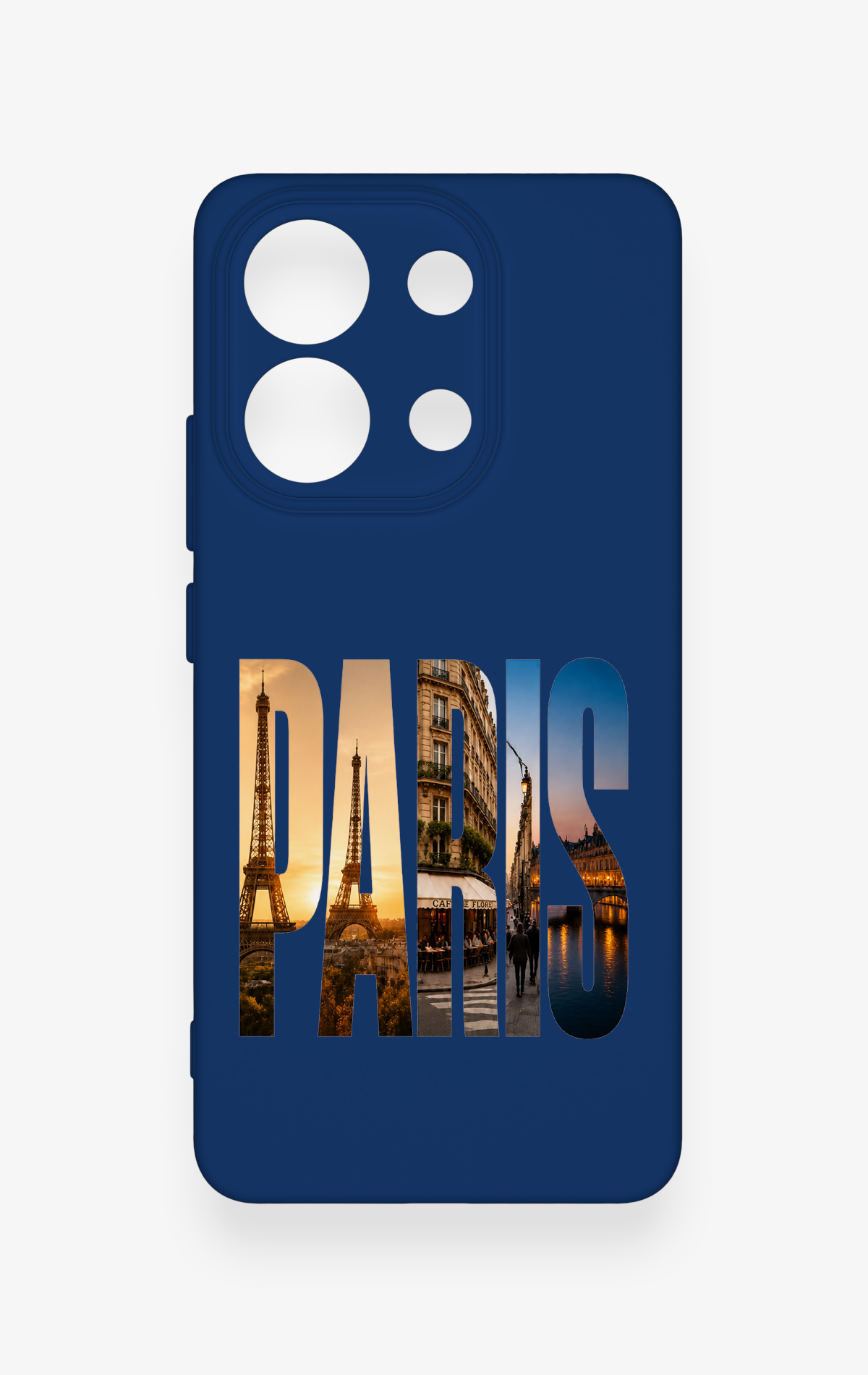 Redmi Note 13 4G Uyumlu Paris Desenli Silikon Kılıf