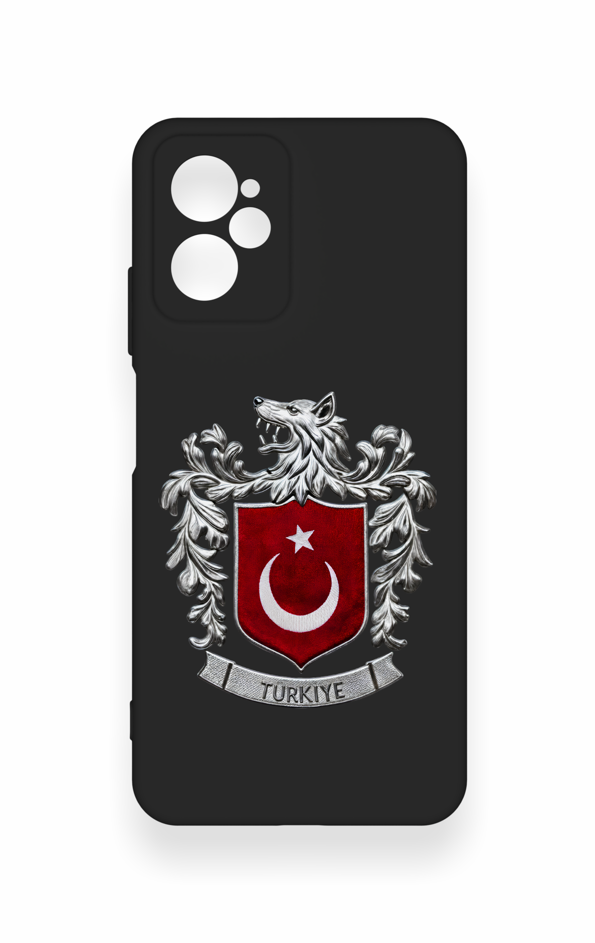 Casper Via X30 Uyumlu Türk Arma Desenli Silikon Kılıf