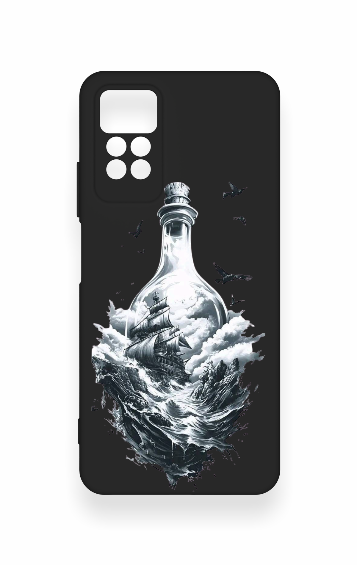 Redmi Note 11 Pro 4G Uyumlu Secret Sea Desenli Silikon Kılıf
