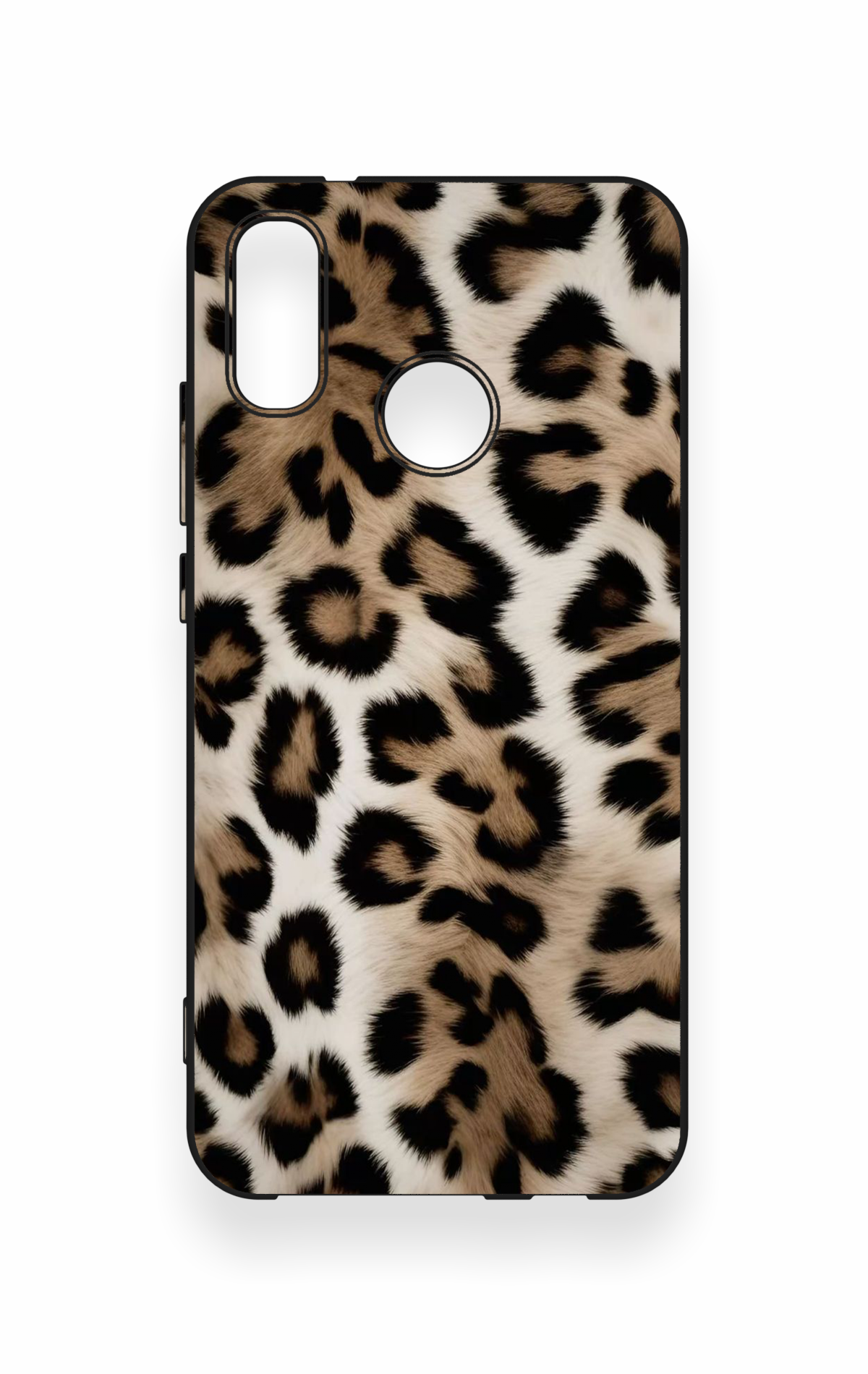 Huawei P20 Lite Uyumlu Leopar Derisi Desenli Silikon Kılıf