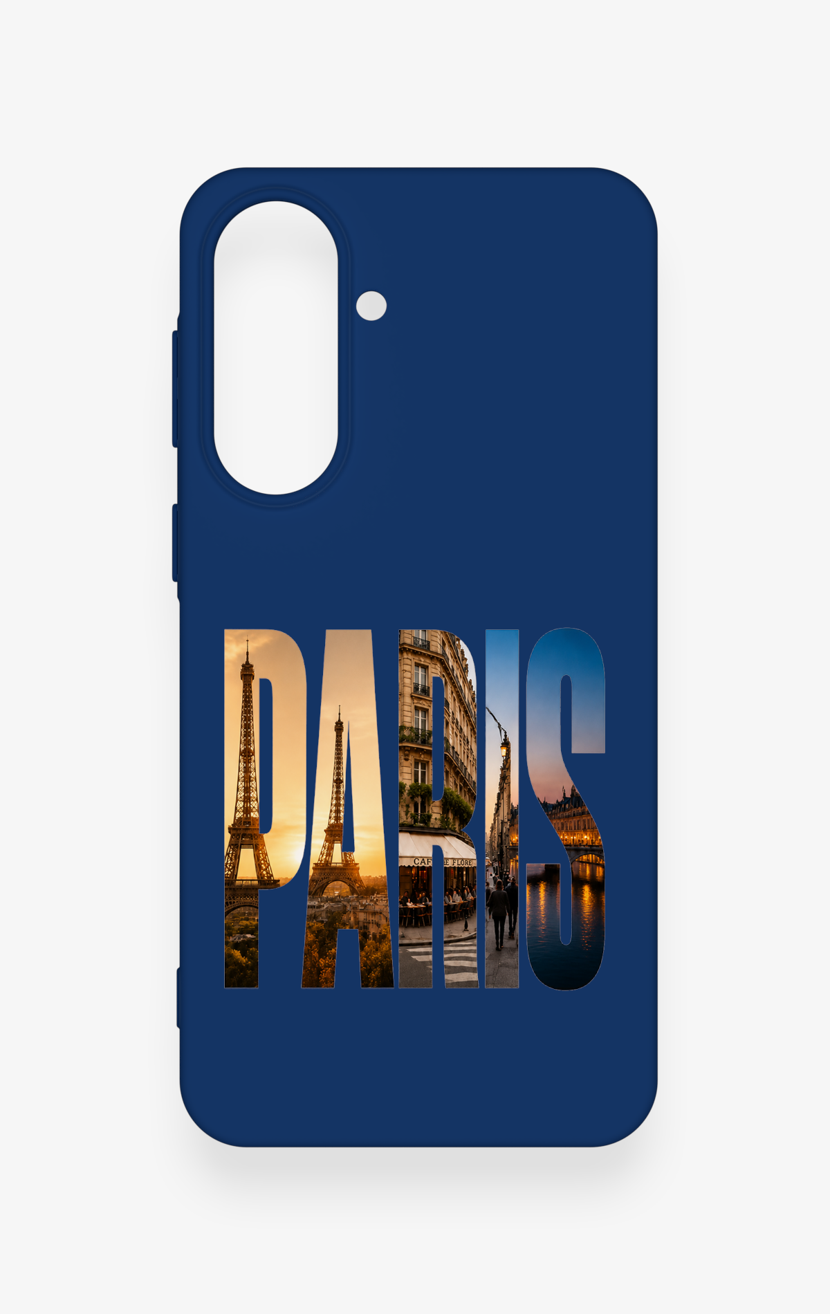 Samsung A37 Uyumlu Paris Desenli Silikon Kılıf