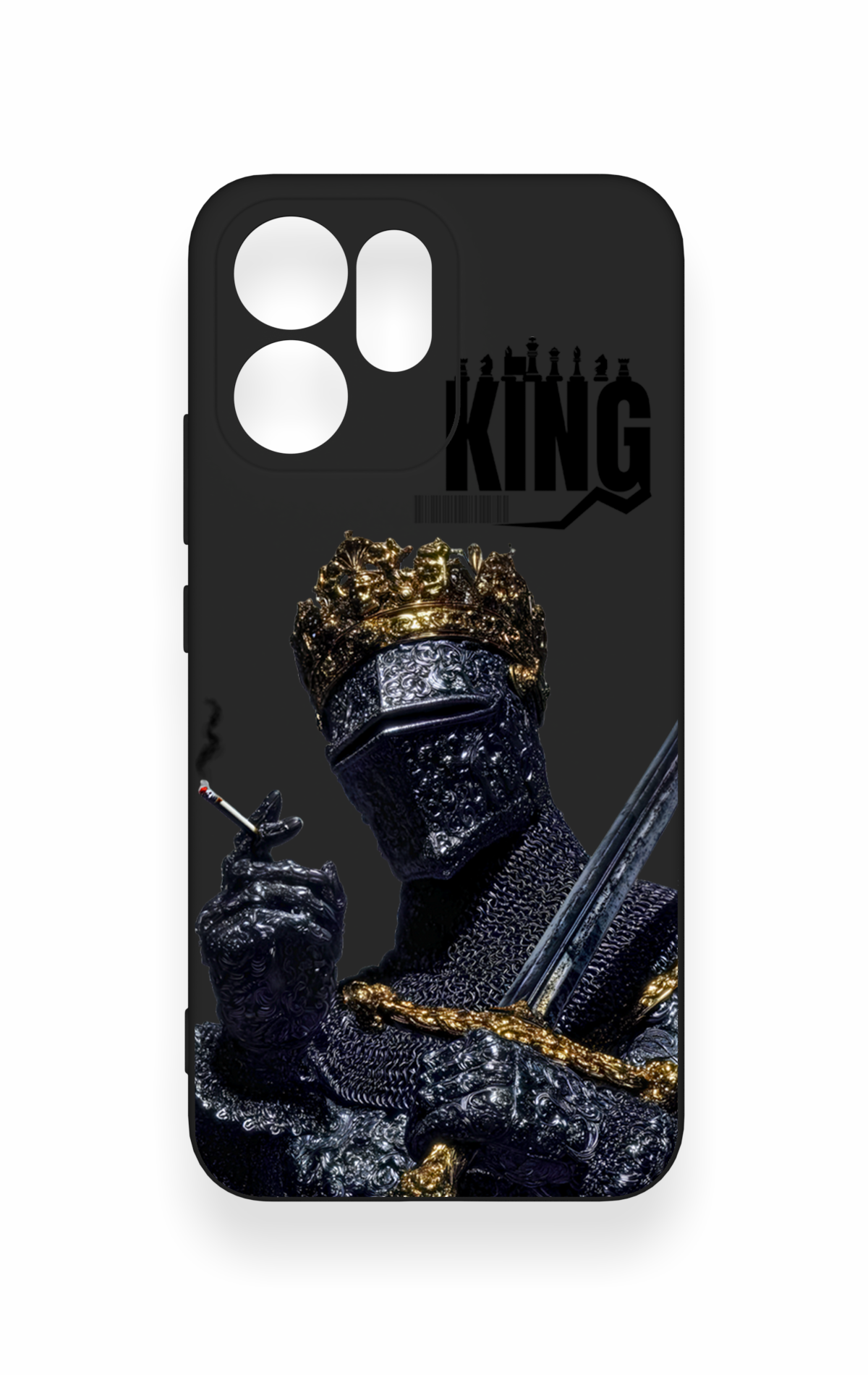 Oppo Reno 14F Uyumlu King Desenli Silikon Kılıf