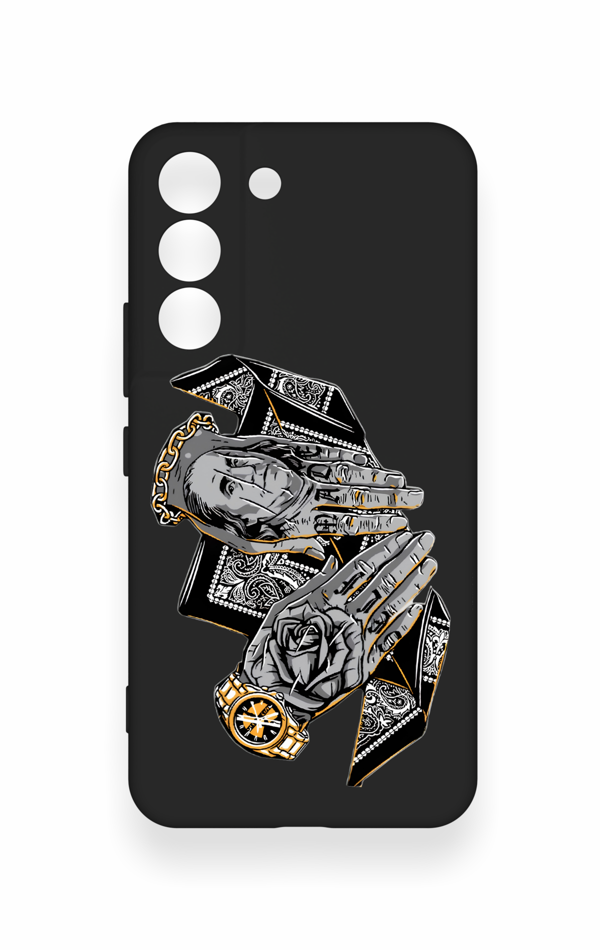 Samsung S22 Uyumlu Self Made Desenli Silikon Kılıf