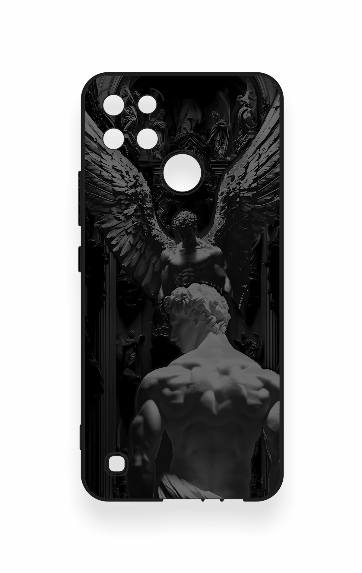 Realme C21Y Uyumlu Icarus Desenli Silikon Kılıf