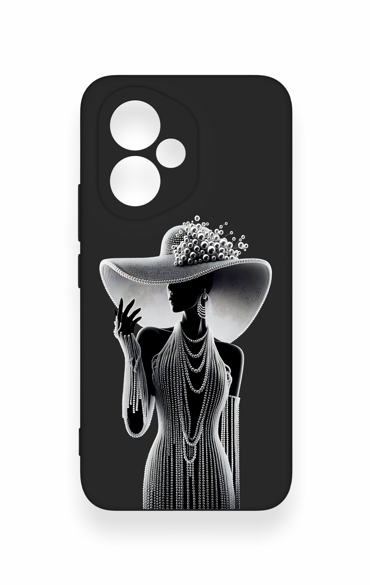 Honor 400 Uyumlu Lady Desenli Silikon Kılıf