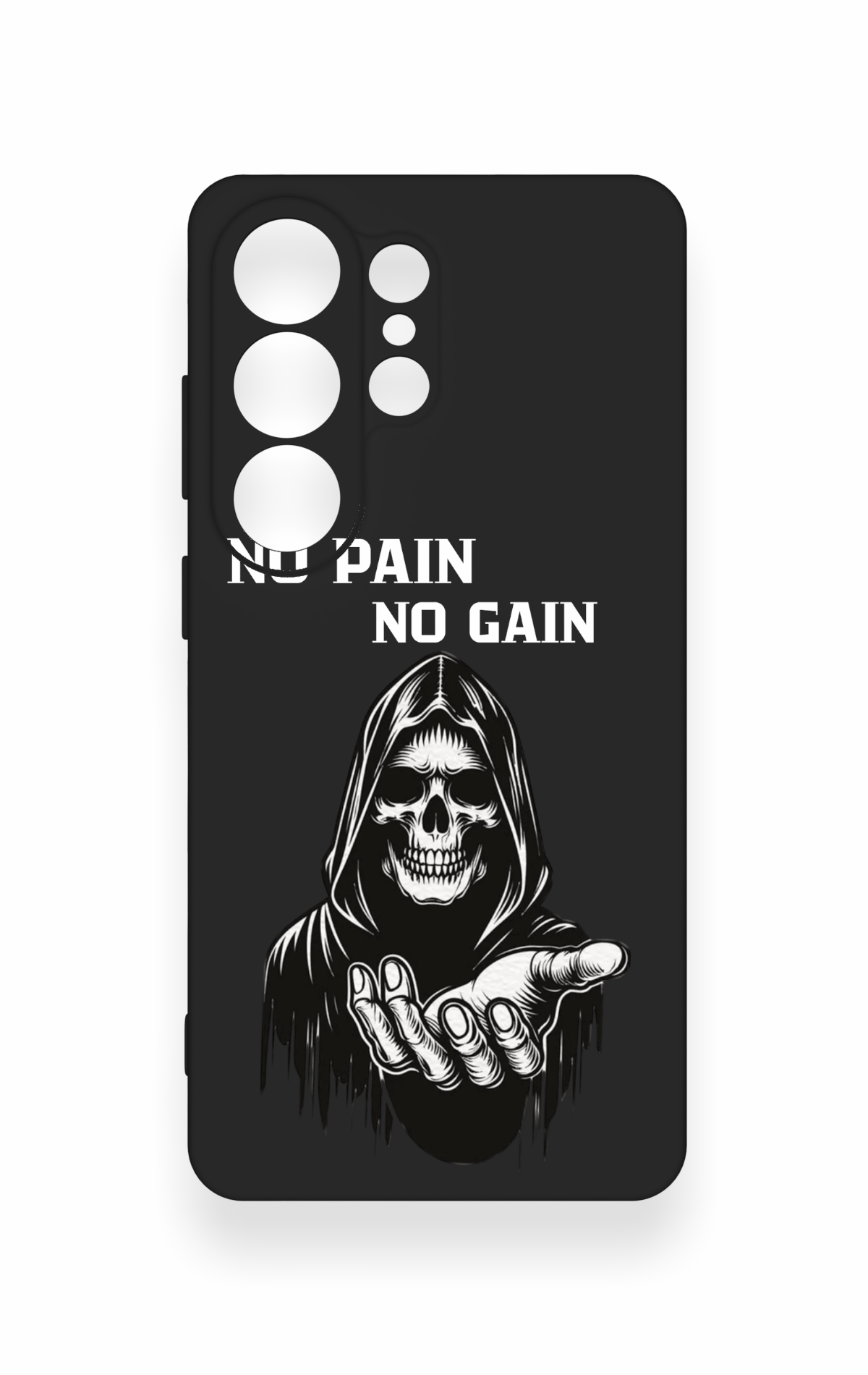 Samsung S26 Ultra Uyumlu No Pain No Gain Desenli Silikon Kılıf
