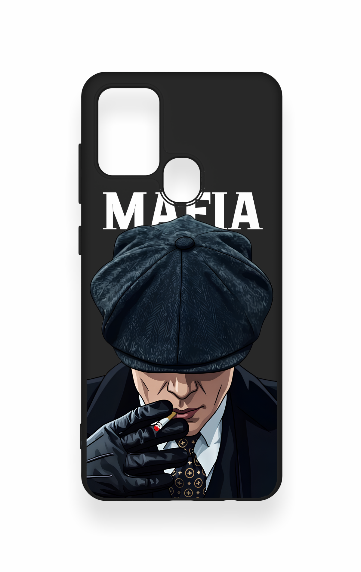 Samsung A21S Uyumlu MAFIA Desenli Silikon Kılıf