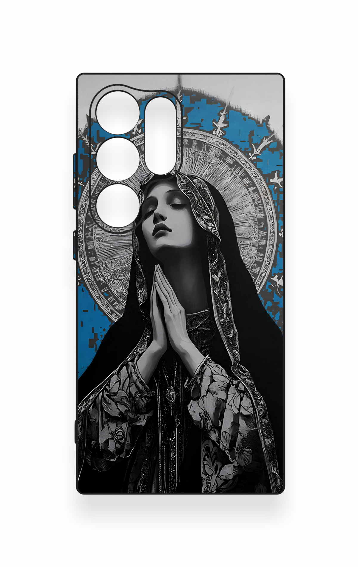 Samsung S24 Ultra Uyumlu Rahibe Desenli Silikon Kılıf