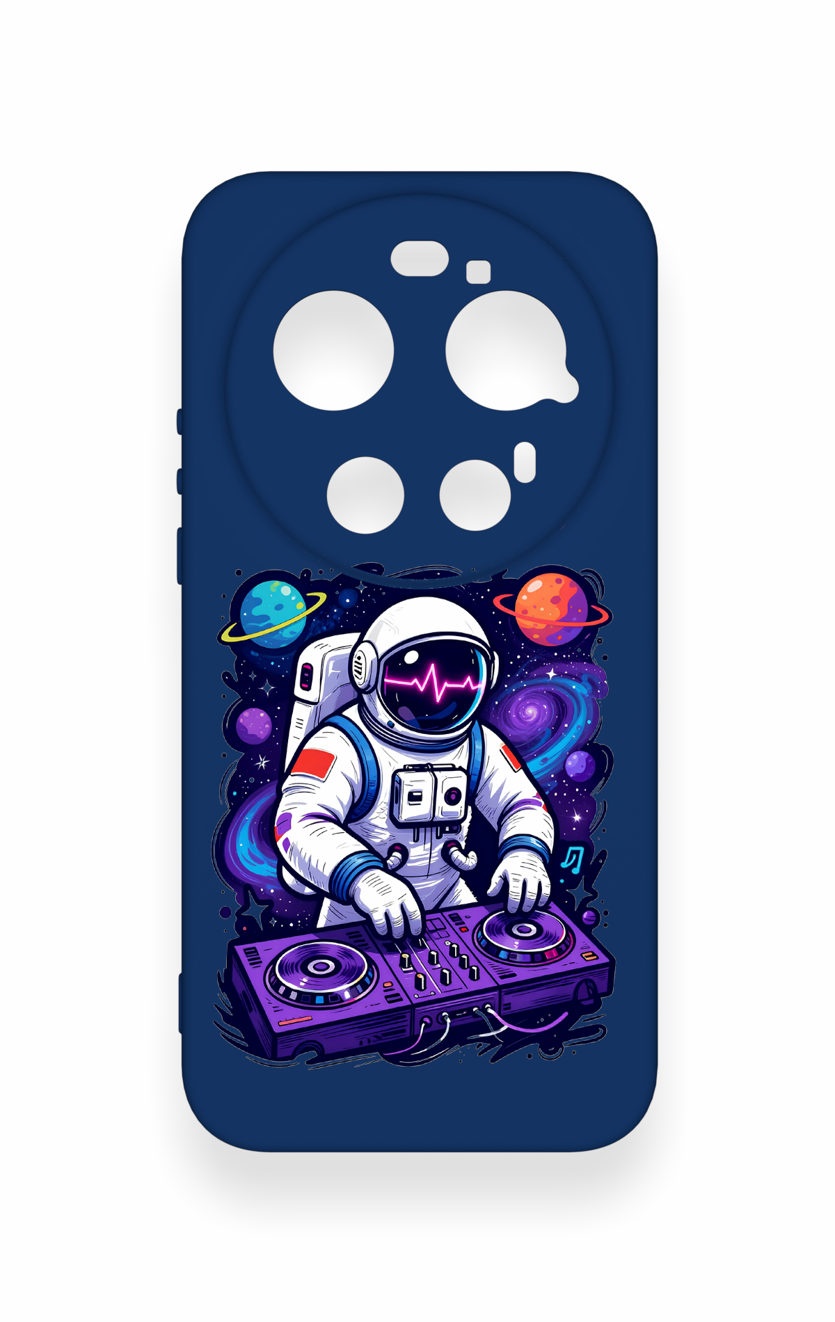 Xiaomi Mi 17 Ultra Uyumlu Astronot DJ Desenli Silikon Kılıf