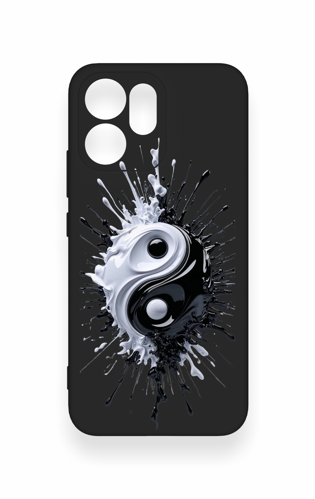 Oppo Reno 14F Uyumlu İyi ve Kötü Desenli Silikon Kılıf