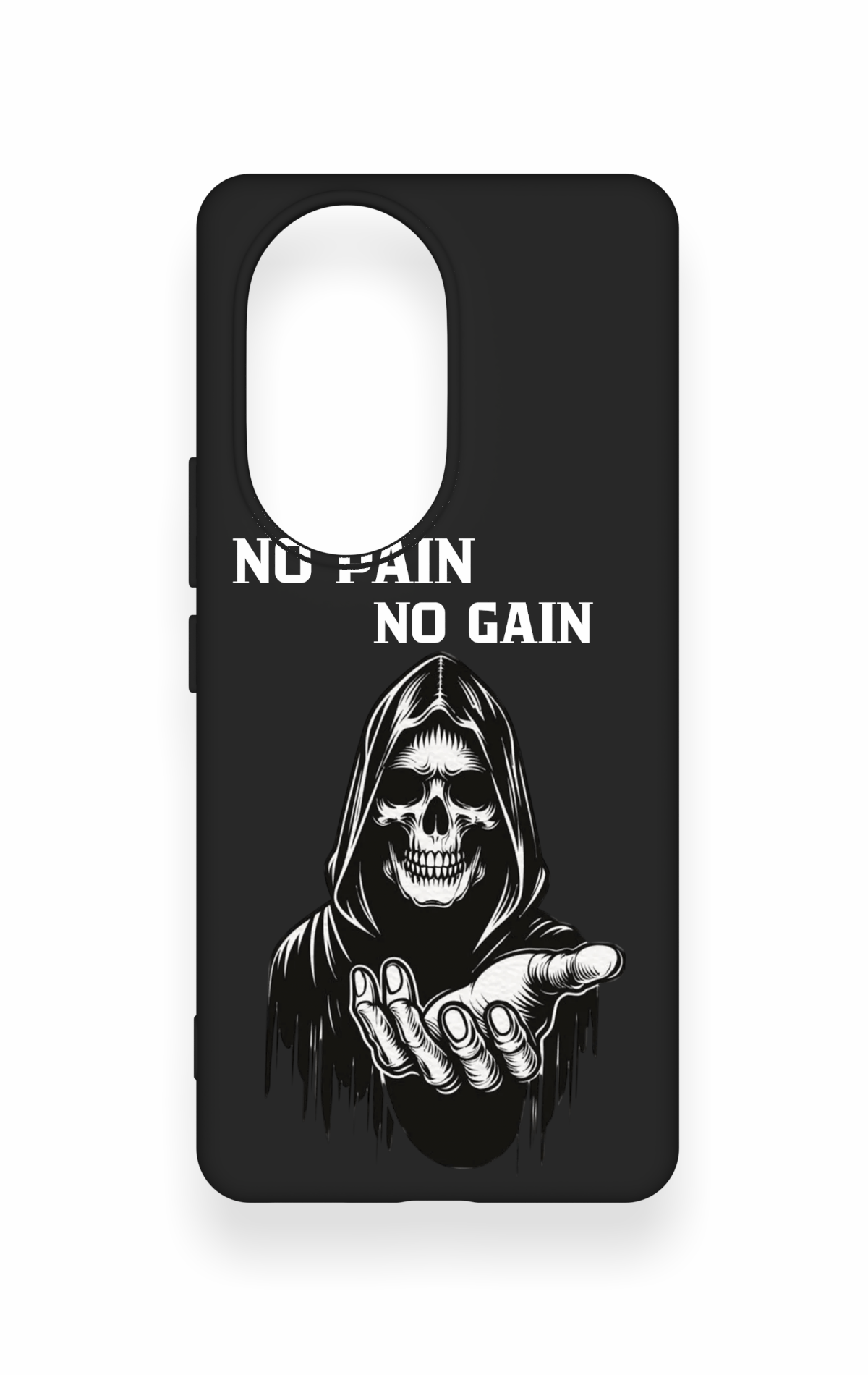 Honor 200 Pro 5G Uyumlu No Pain No Gain Desenli Silikon Kılıf