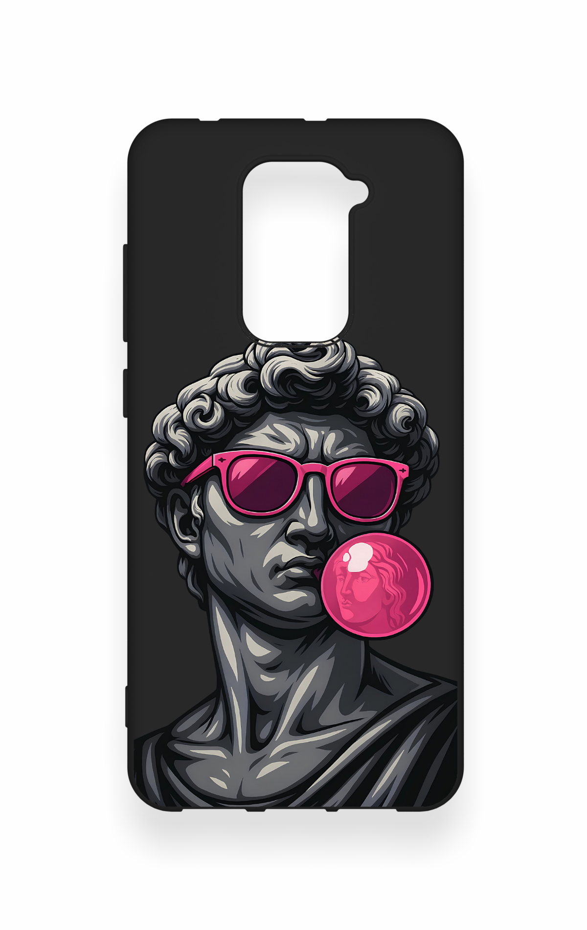 Redmi Note 9 Uyumlu Pop David Desenli Silikon Kılıf