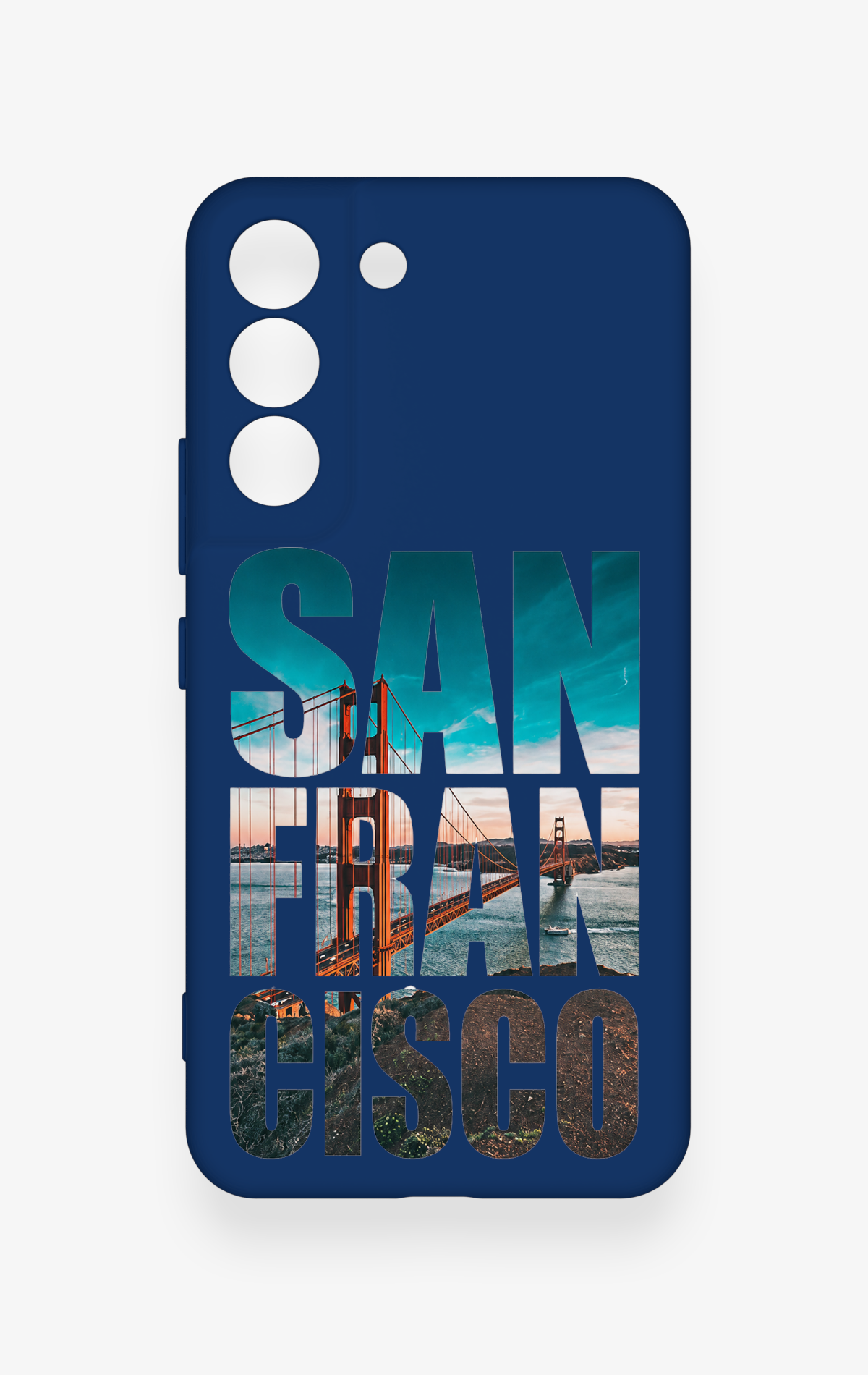 Samsung S22 Uyumlu San Francisco Desenli Silikon Kılıf