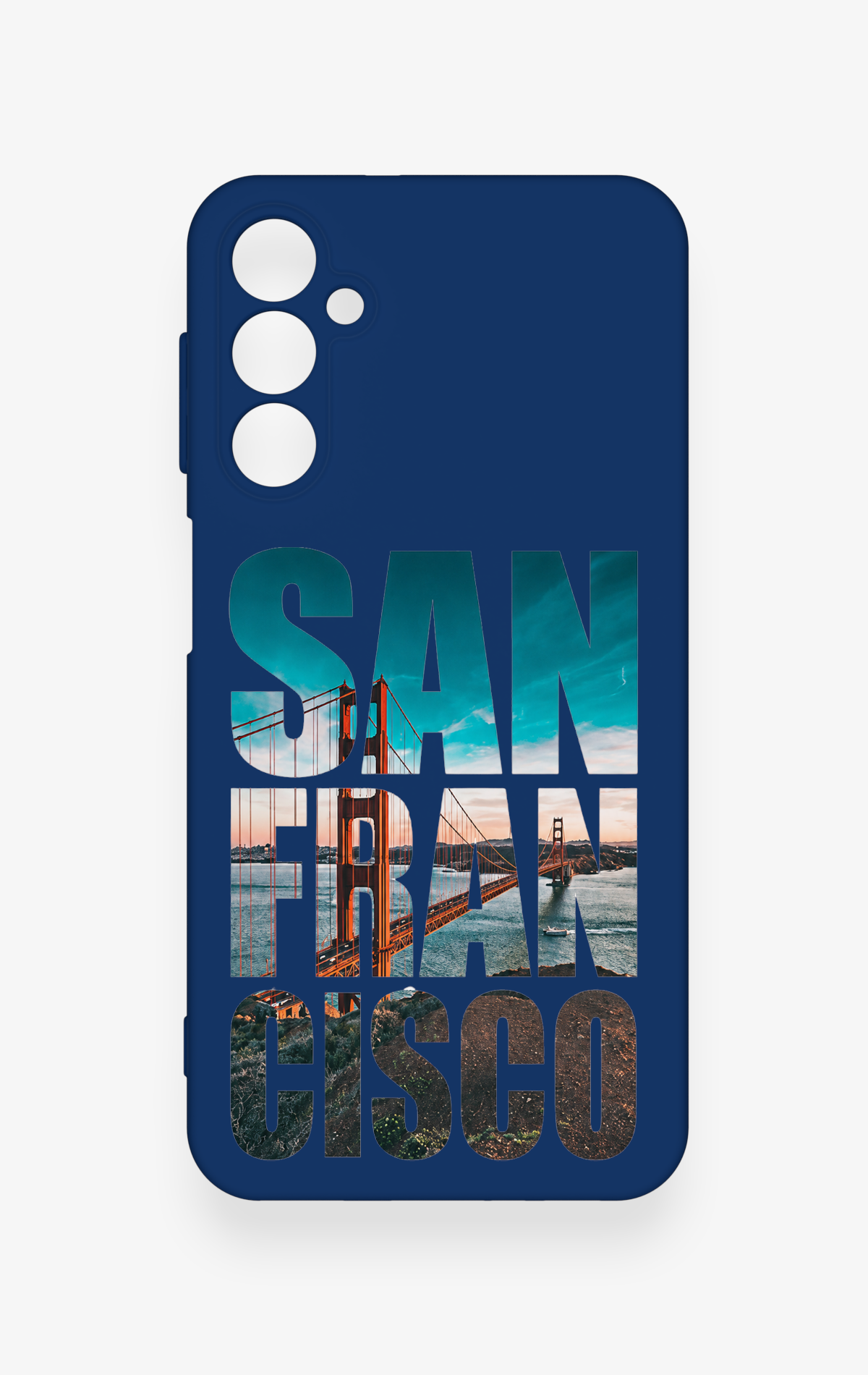 Samsung A24 Uyumlu San Francisco Desenli Silikon Kılıf