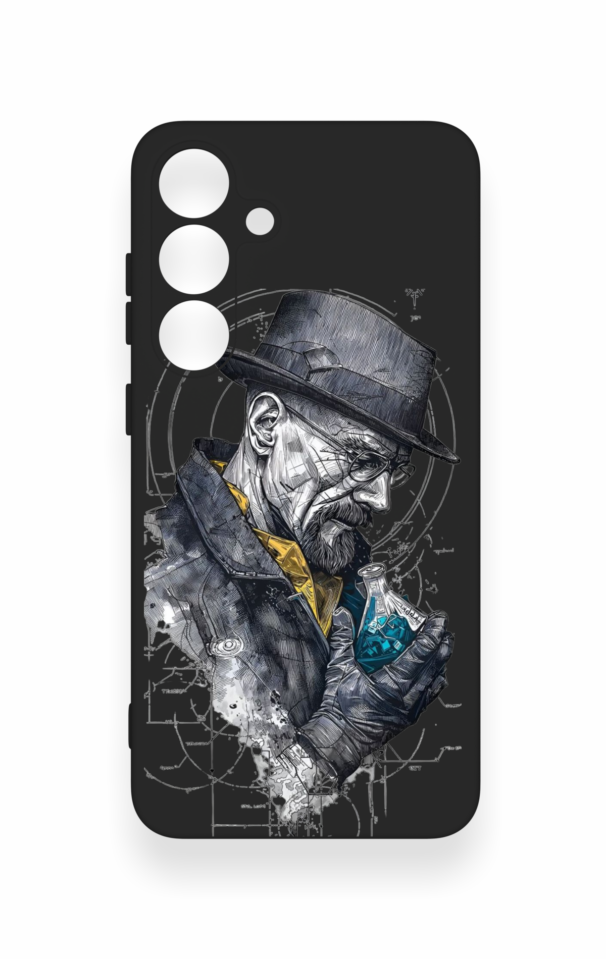 Samsung S25 Plus Uyumlu Walter White Desenli Silikon Kılıf