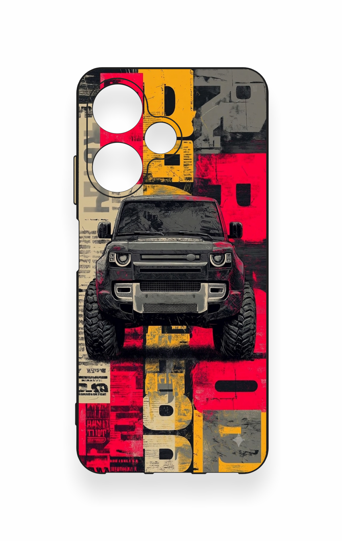 İnfinix Hot 30i Uyumlu Defender Truck Desenli Silikon Kılıf