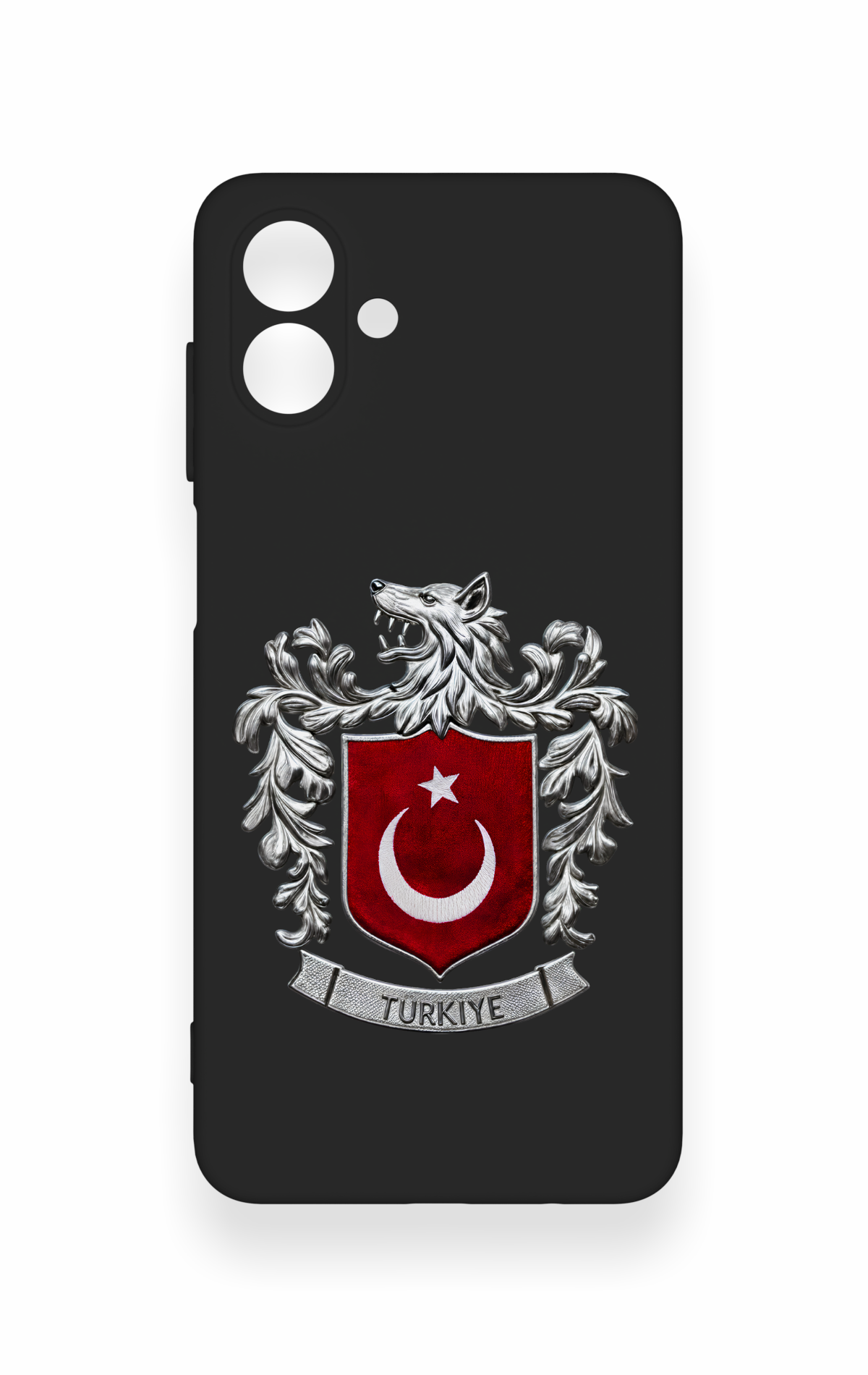 Samsung A07 Uyumlu Türk Arma Desenli Silikon Kılıf