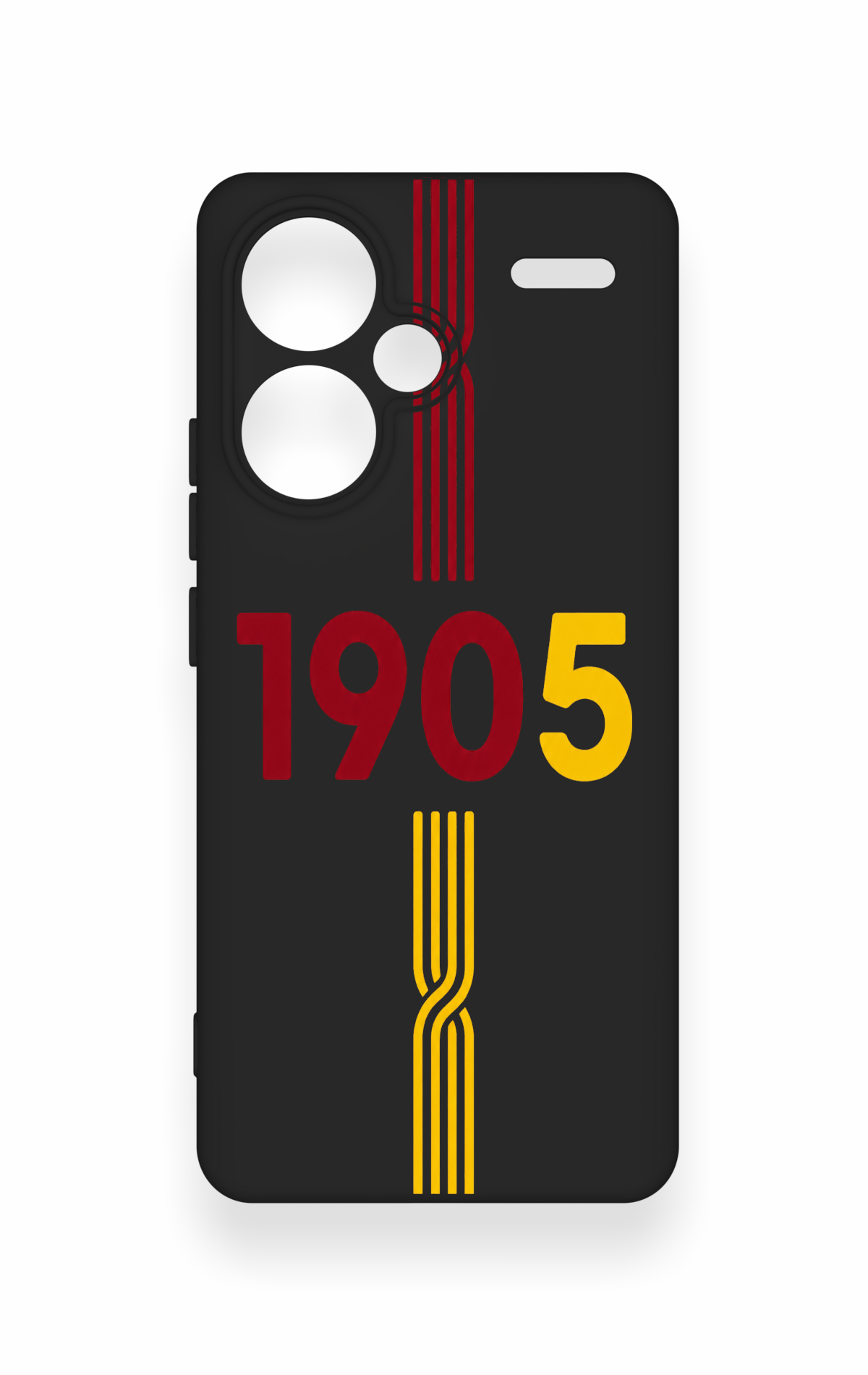 Redmi Note 13 Pro Plus Uyumlu 1905 Kemer Desenli Silikon Kılıf