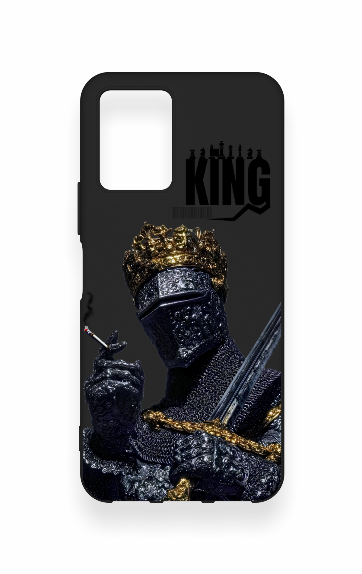 Vivo Y33S Uyumlu King Desenli Silikon Kılıf
