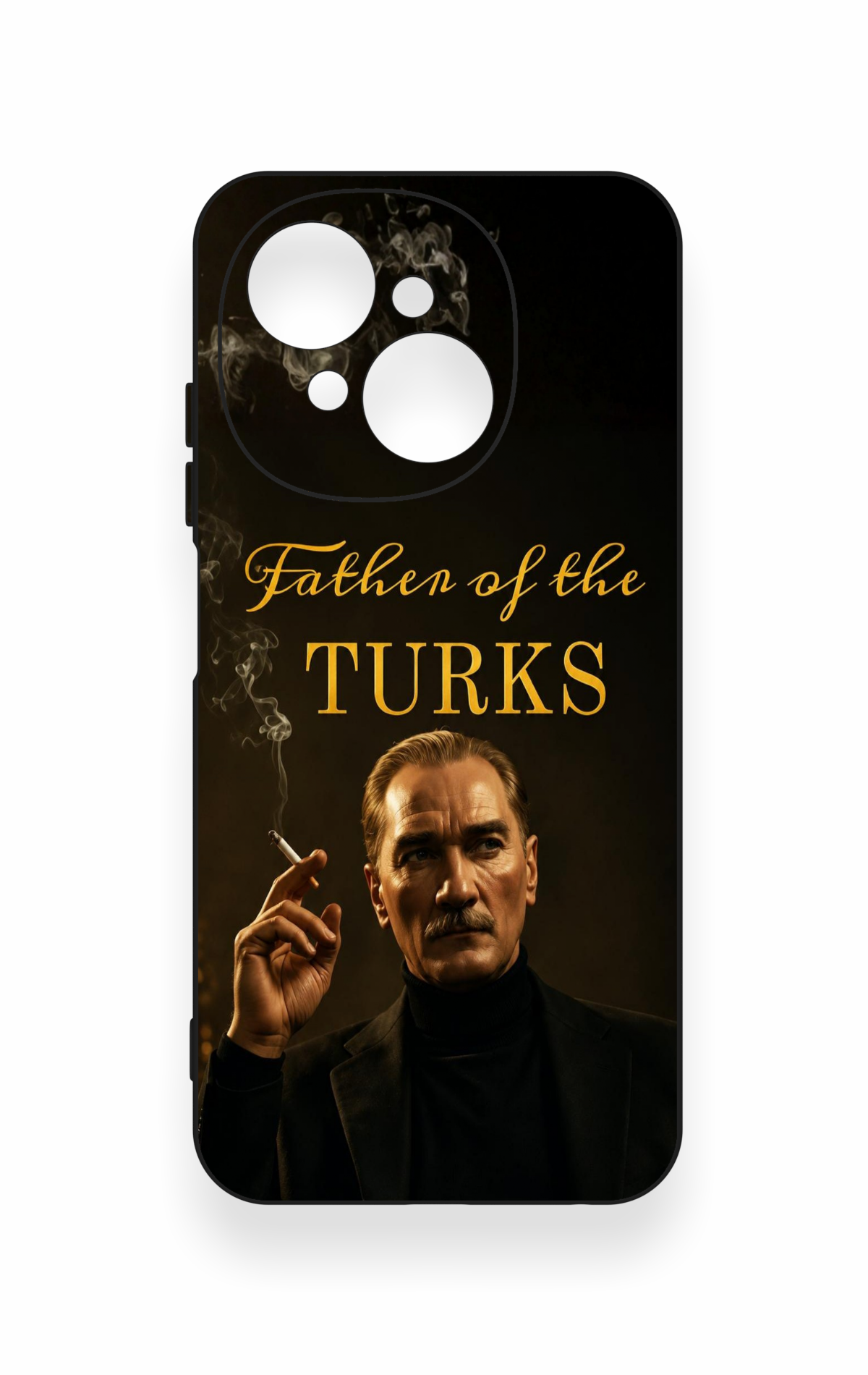 Tecno Spark Go1 Uyumlu Father Of The Turks Desenli Silikon Kılıf