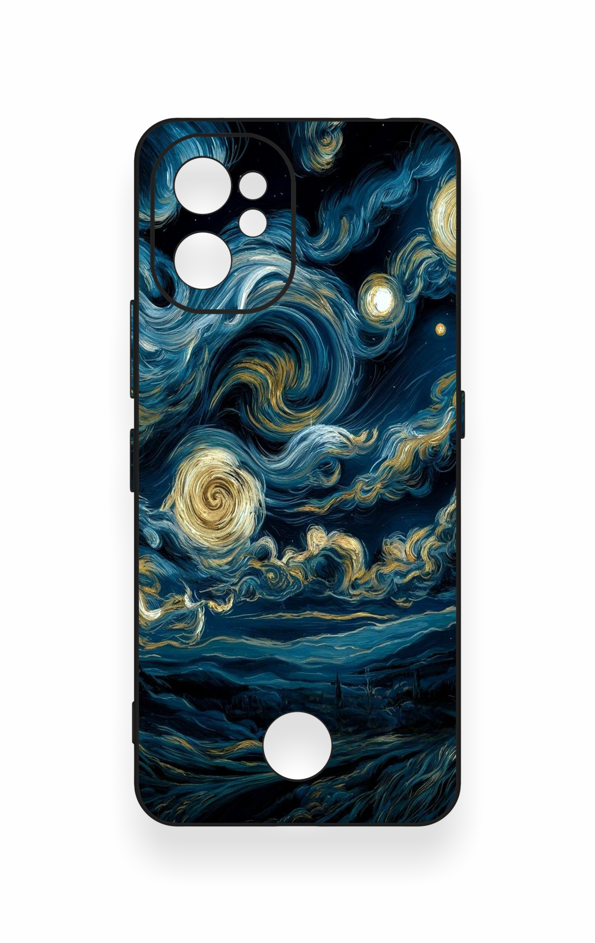 Reeder S19 Max Pro Uyumlu Yıldızlı Gece Desenli Silikon Kılıf