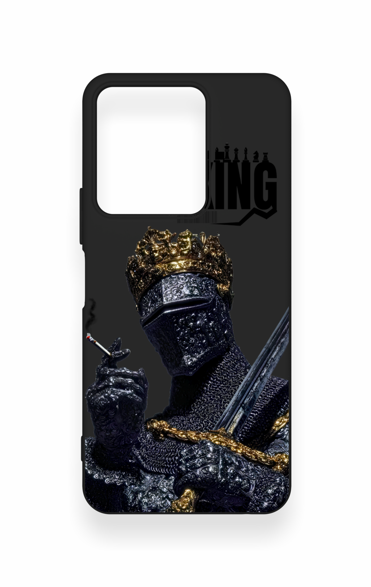 Vivo Y35 Uyumlu King Desenli Silikon Kılıf