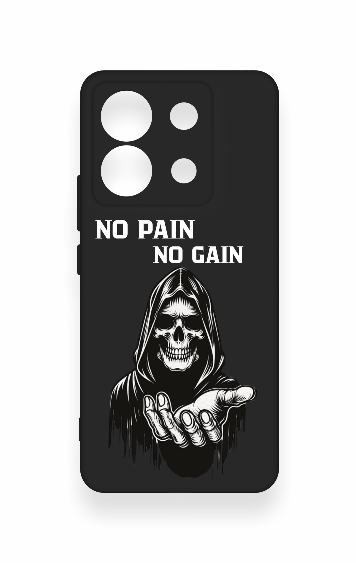 Redmi Note 13 Pro 5G Uyumlu No Pain No Gain Desenli Silikon Kılıf