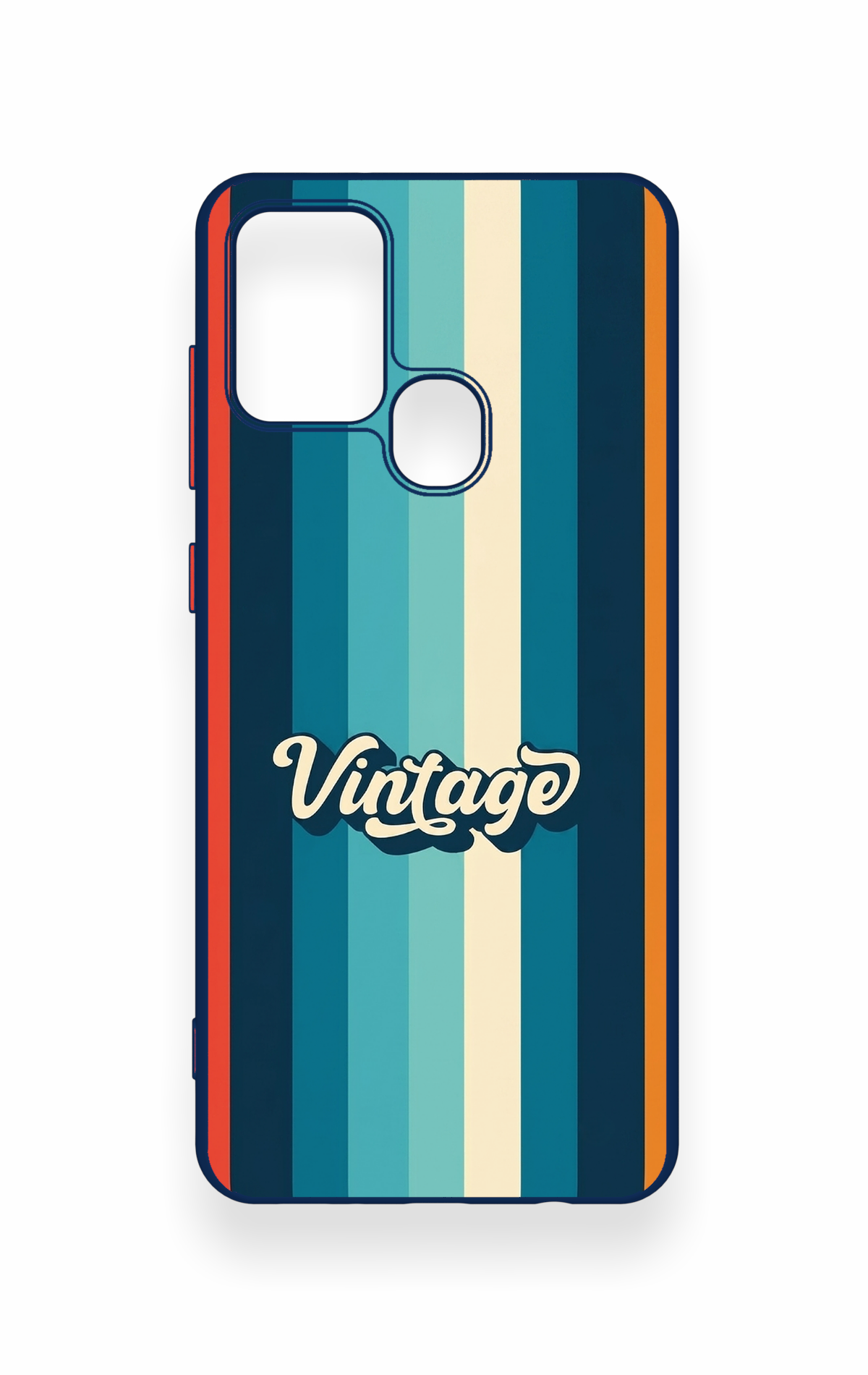 Samsung A21S Uyumlu Vintage Desenli Silikon Kılıf