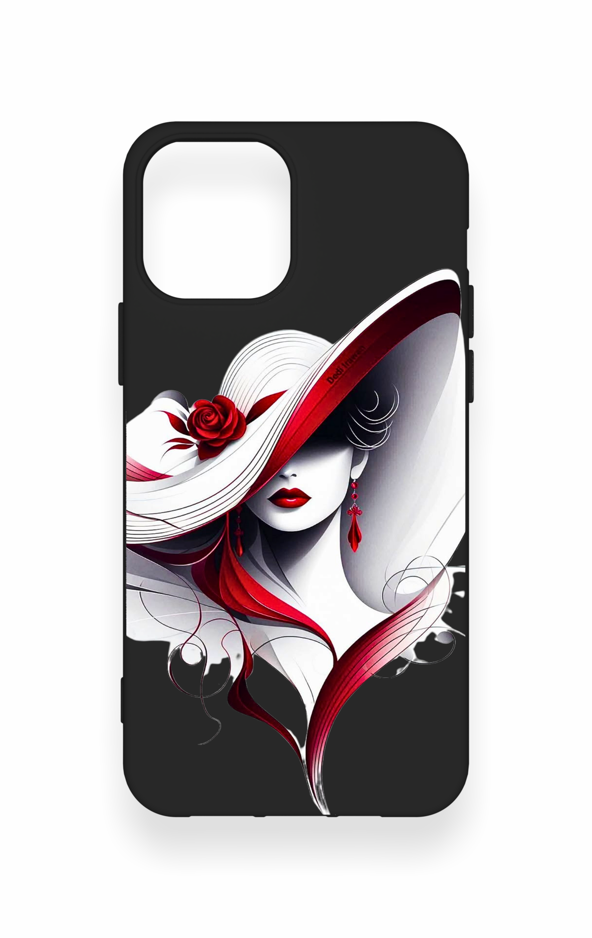 iPhone 12-12PRO Uyumlu Matmazel Desenli Silikon Kılıf