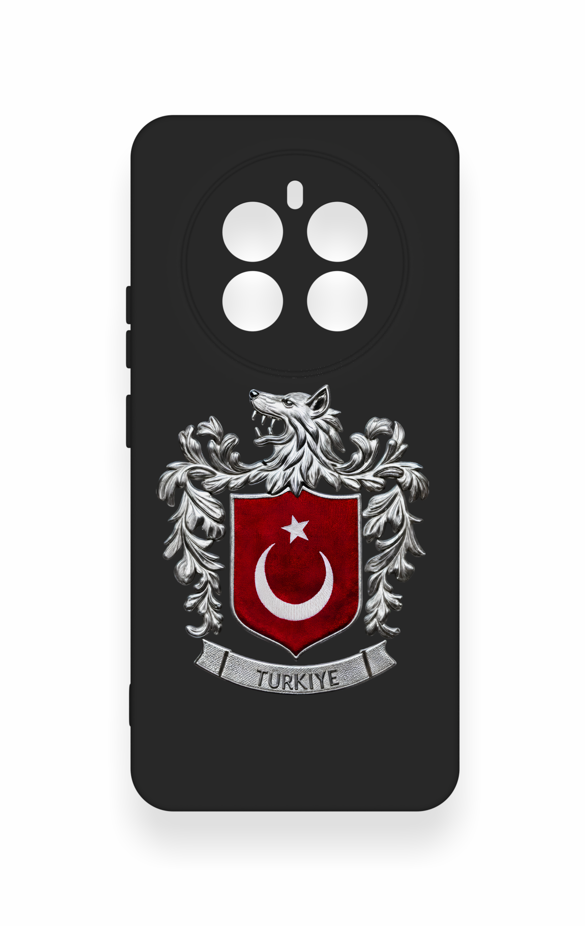 Realme 12 4G Uyumlu Türk Arma Desenli Silikon Kılıf