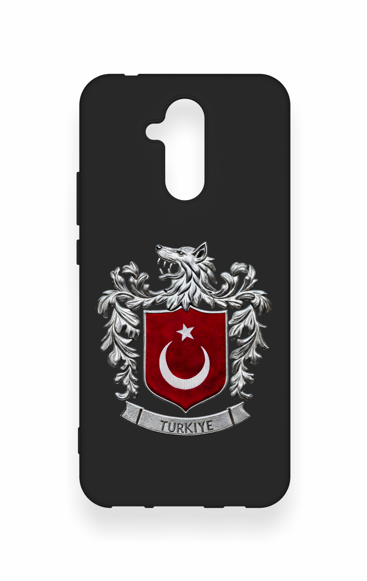 Huawei Mate 20 Lite Uyumlu Türk Arma Desenli Silikon Kılıf