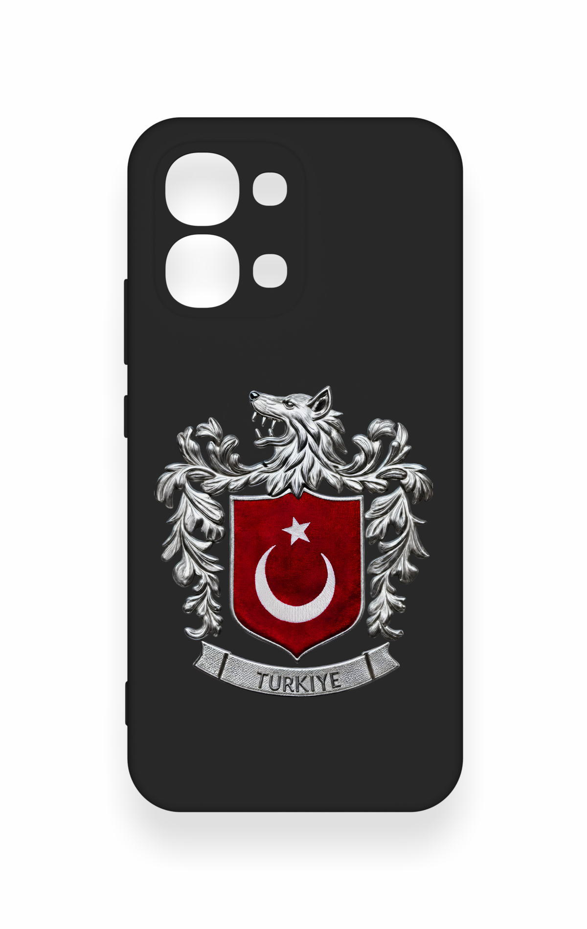 Oppo A6 Pro Uyumlu Türk Arma Desenli Silikon Kılıf
