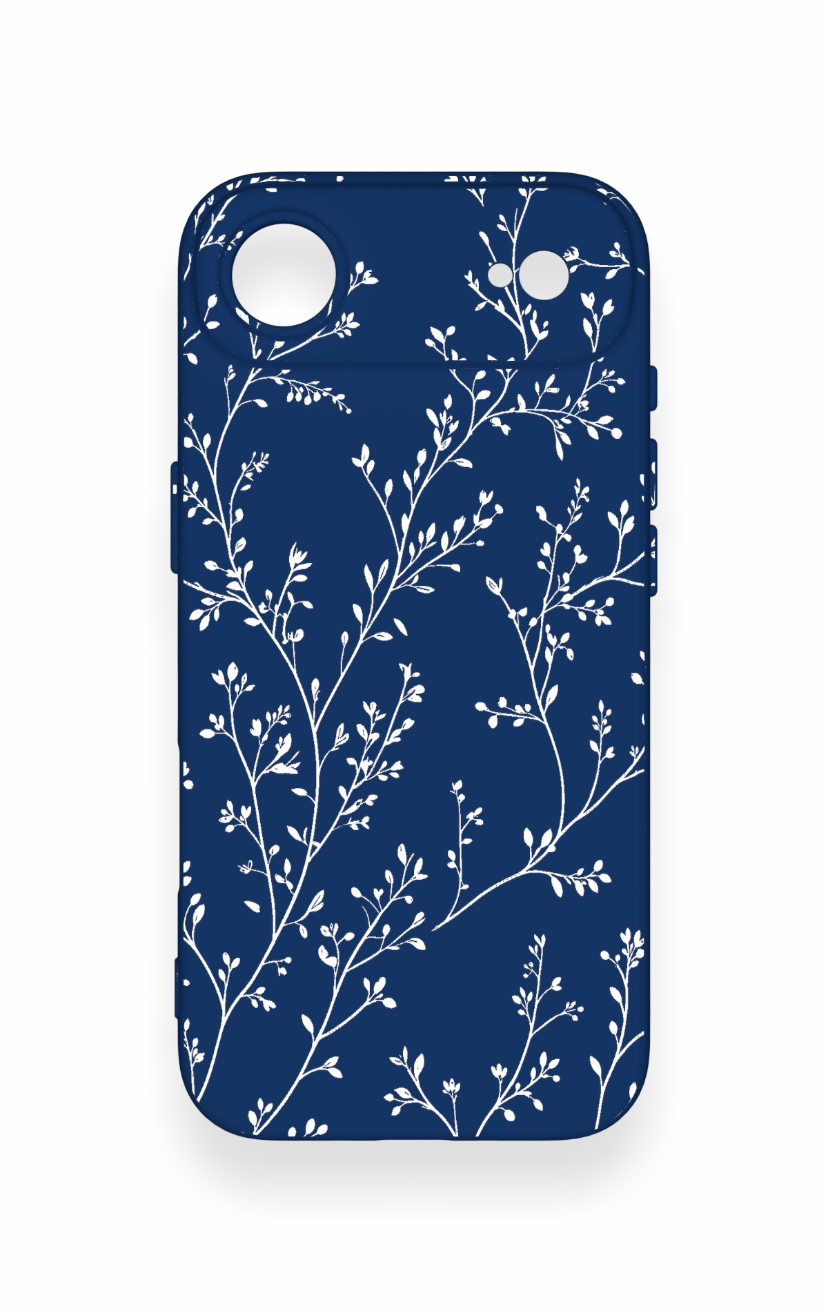 iPhone 17 Air Uyumlu İnce Yaprak Dalı Desenli Silikon Kılıf