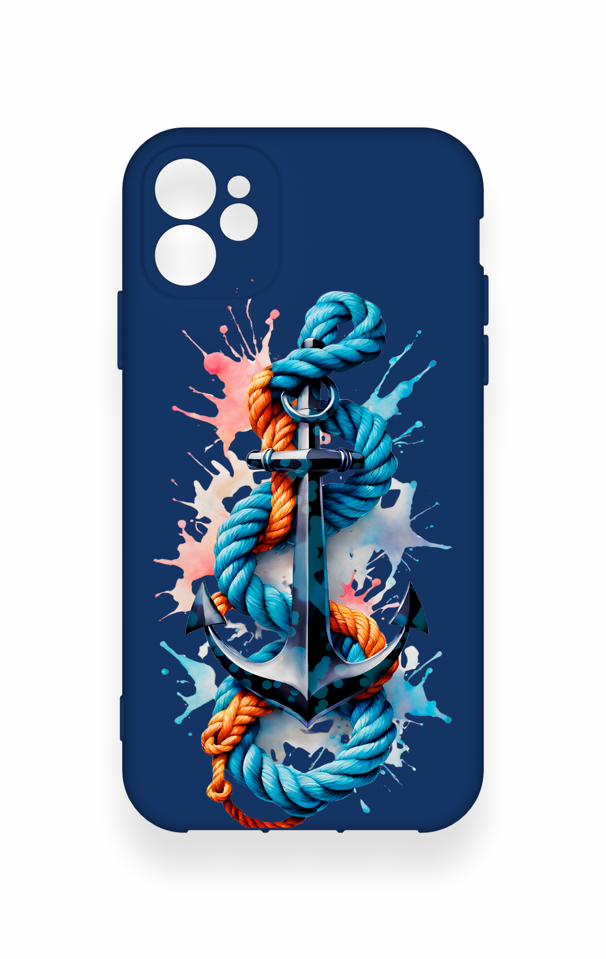 iPhone 11 Uyumlu Anchor Desenli Silikon Kılıf